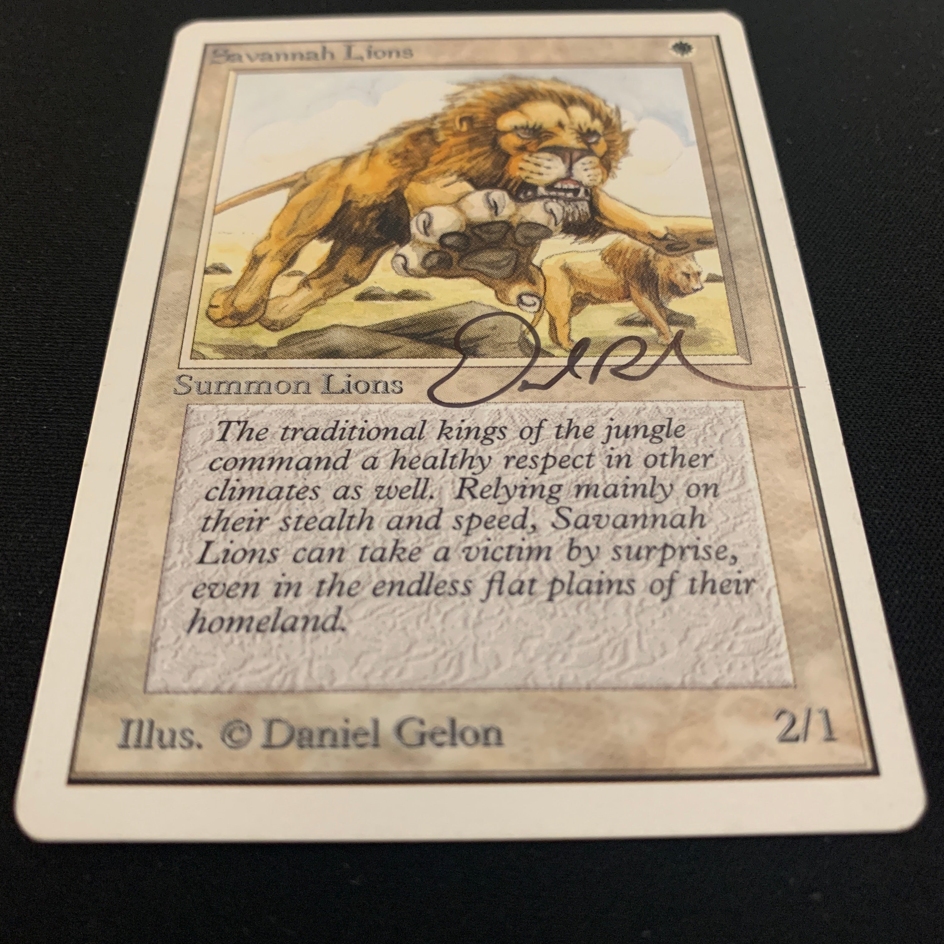 MTG Singles - Savannah Lions - Unlimited -