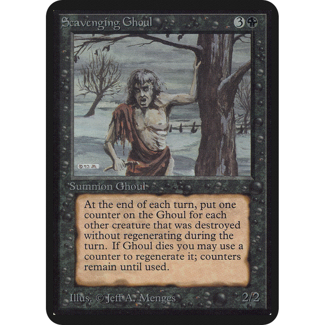 MTG Singles - Scavenging Ghoul - Alpha - NM
