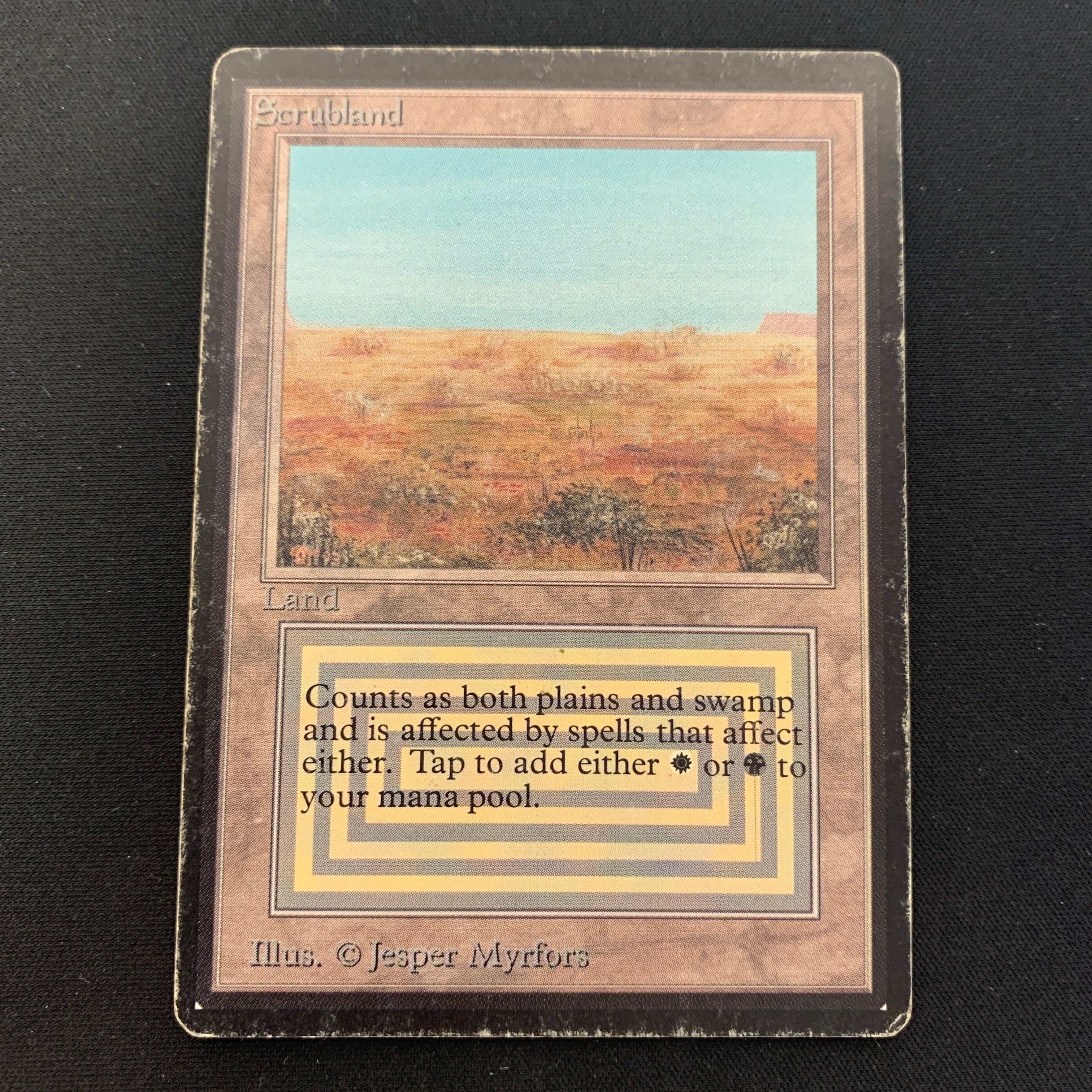 MTG Singles - Scrubland - Beta -
