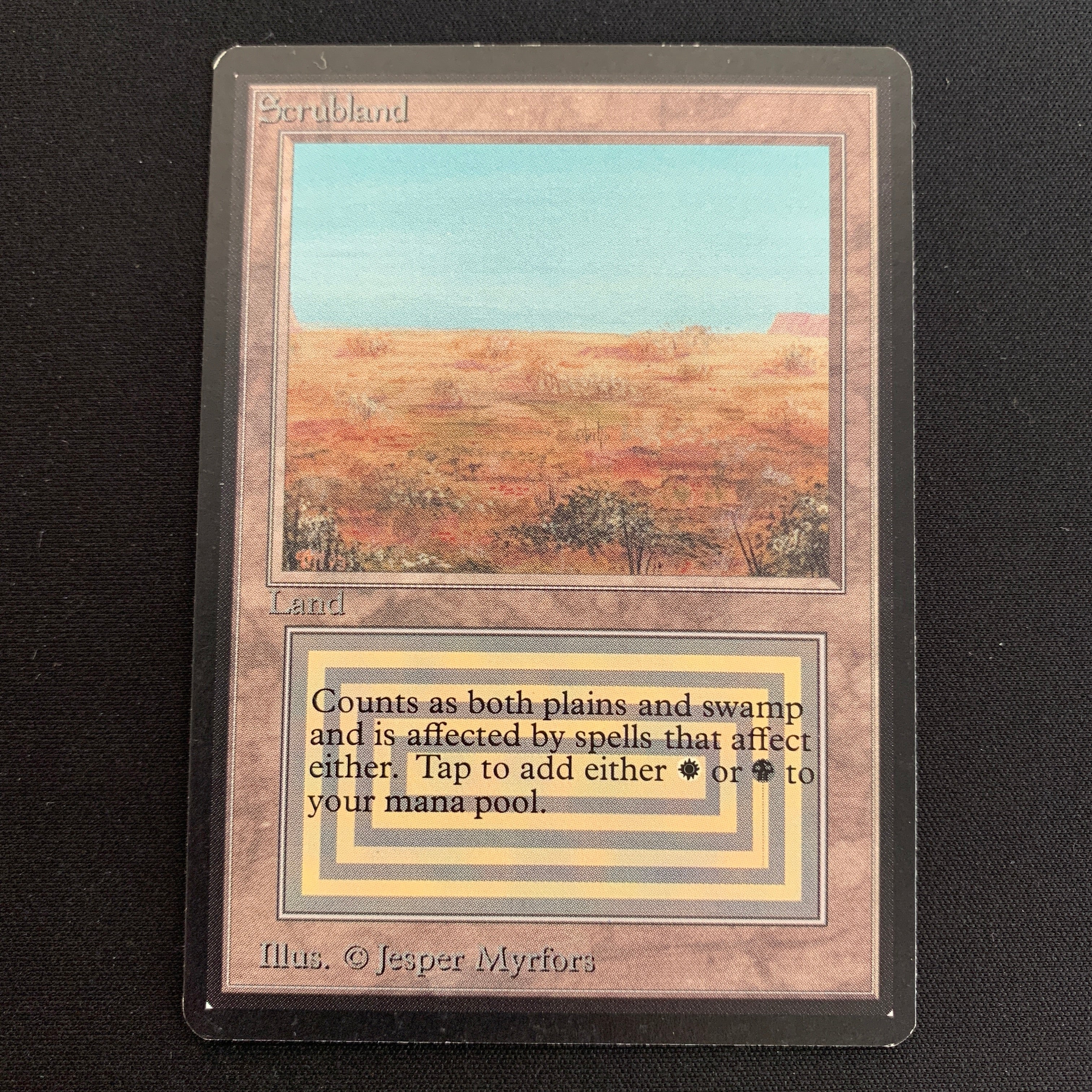 MTG Singles - Scrubland - Beta -