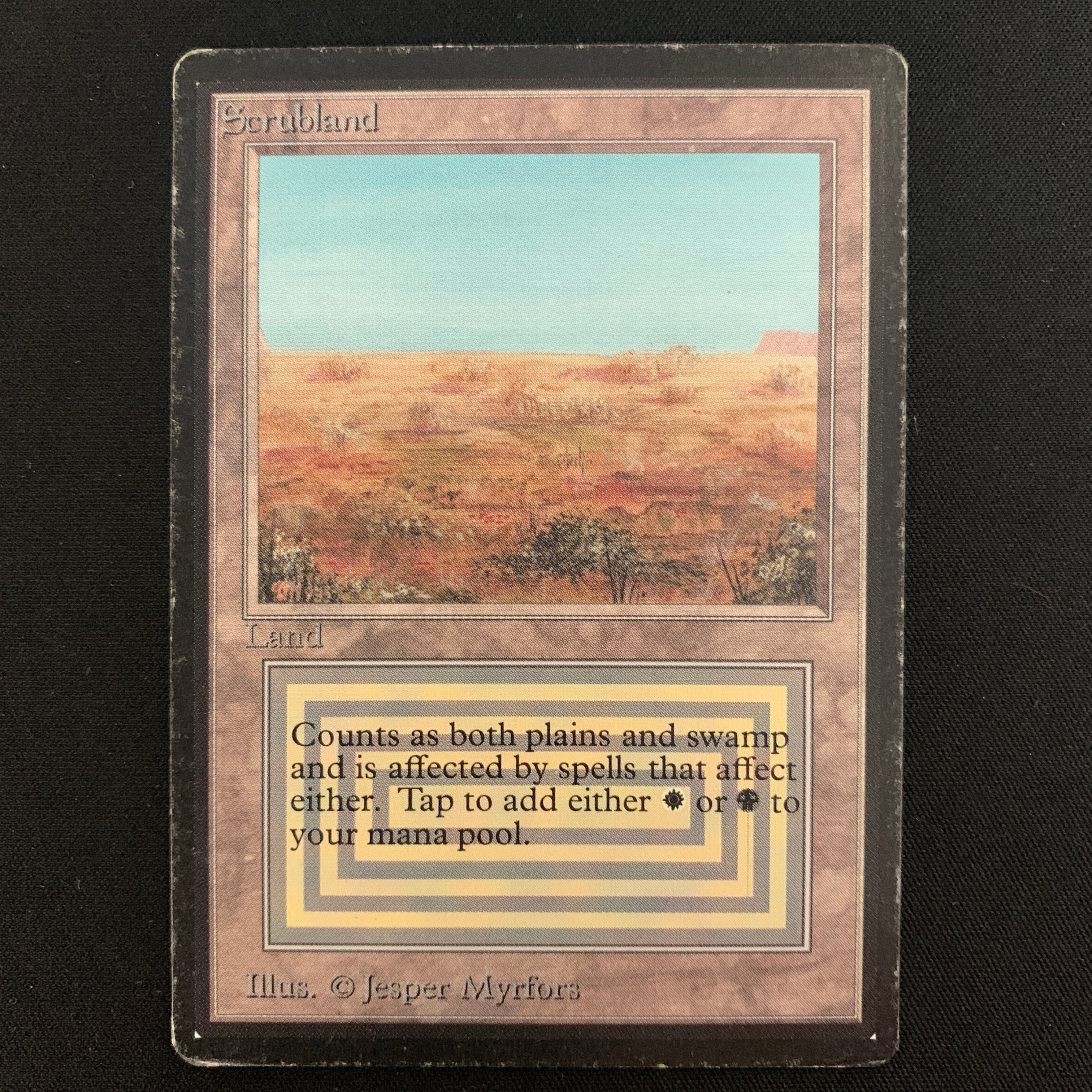 MTG Singles - Scrubland - Beta -