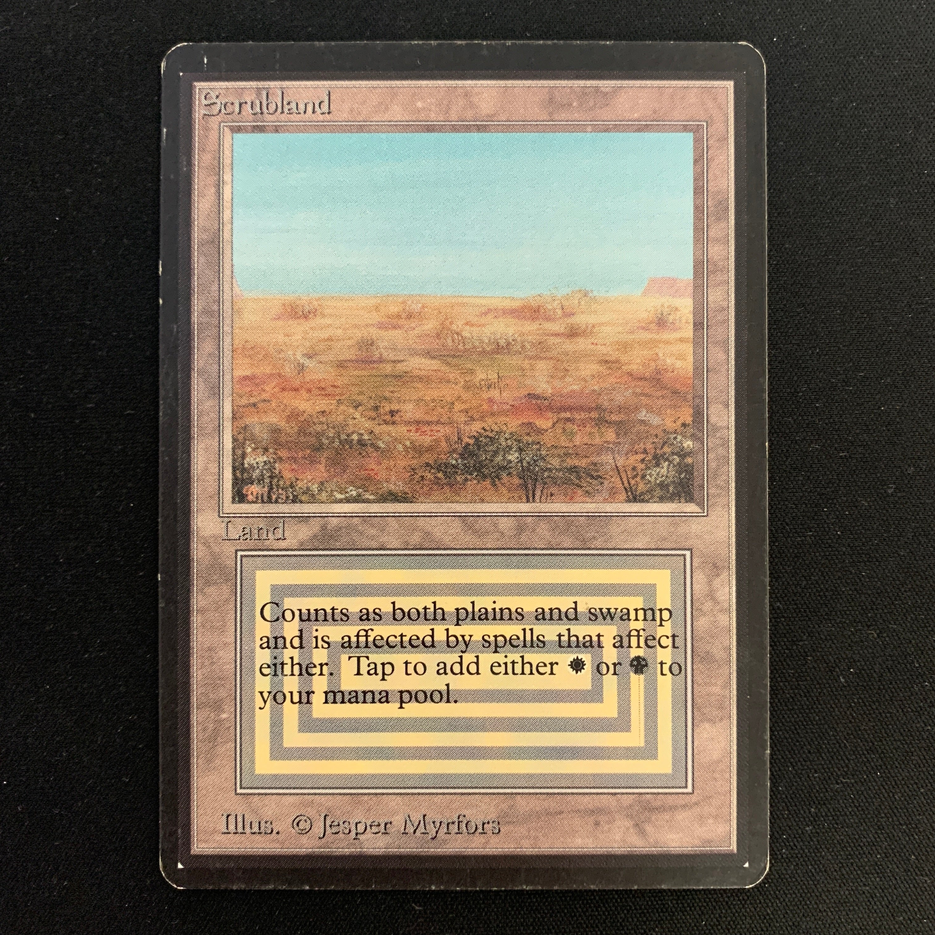 MTG Singles - Scrubland - Beta -