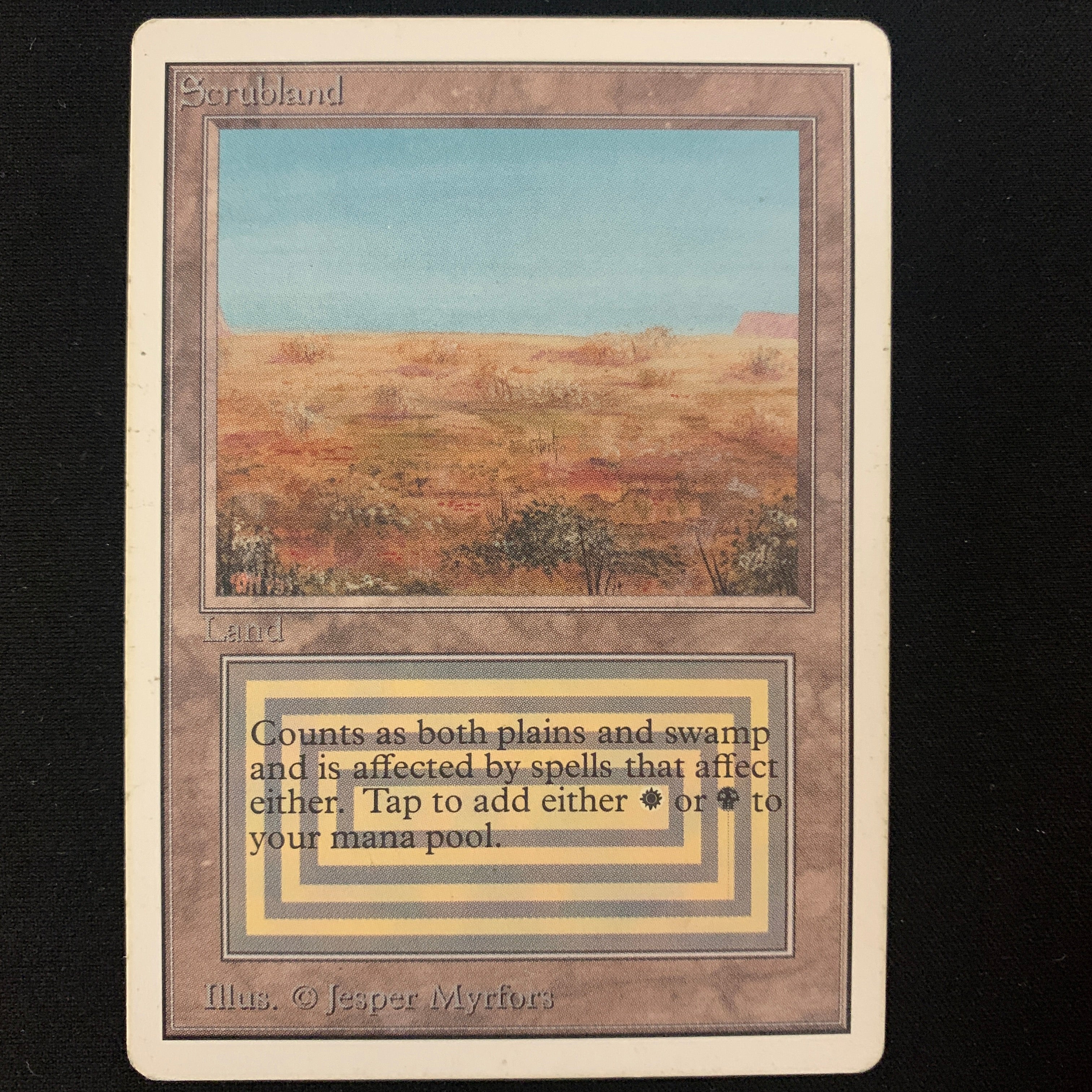MTG Singles - Scrubland - Unlimited -