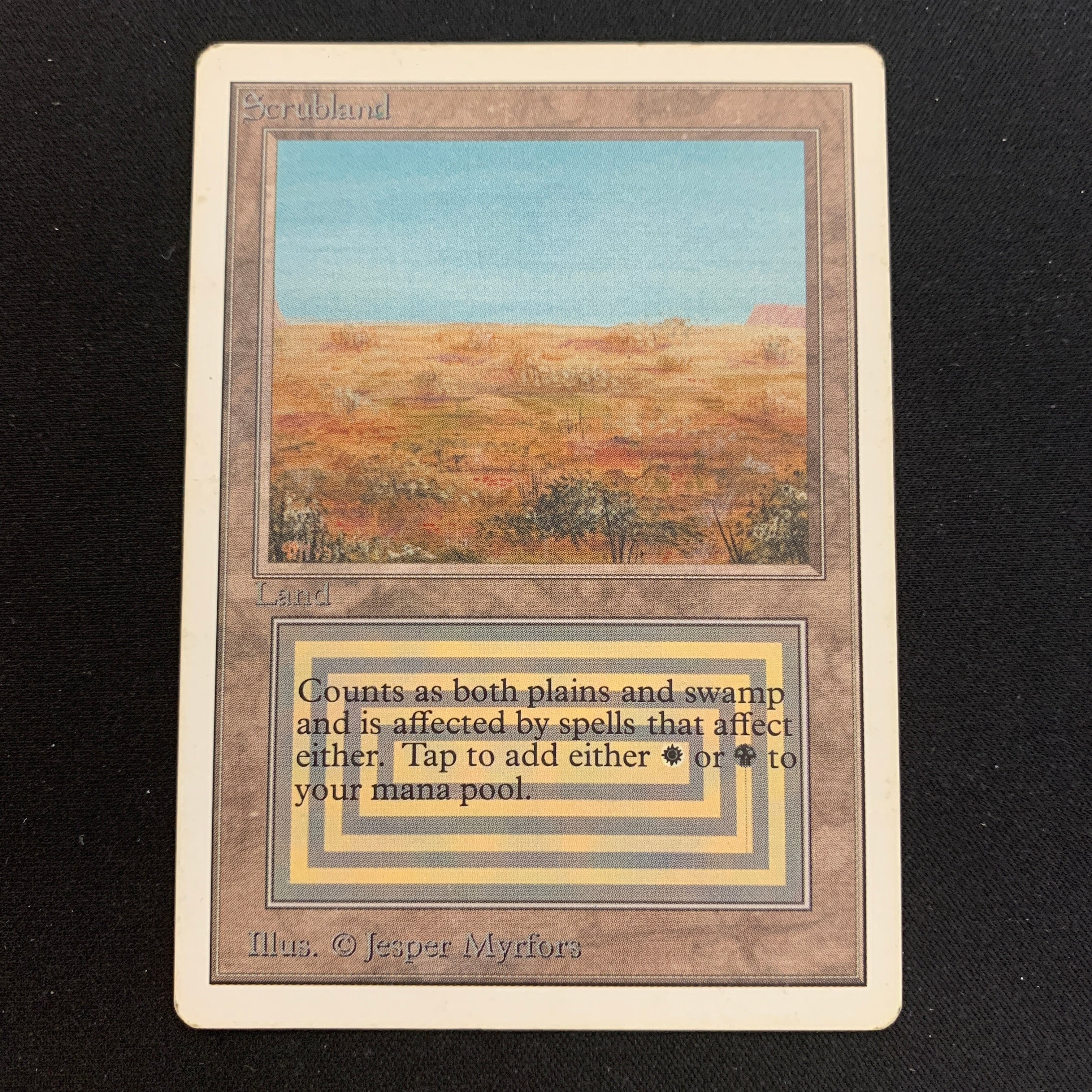 MTG Singles - Scrubland - Unlimited -