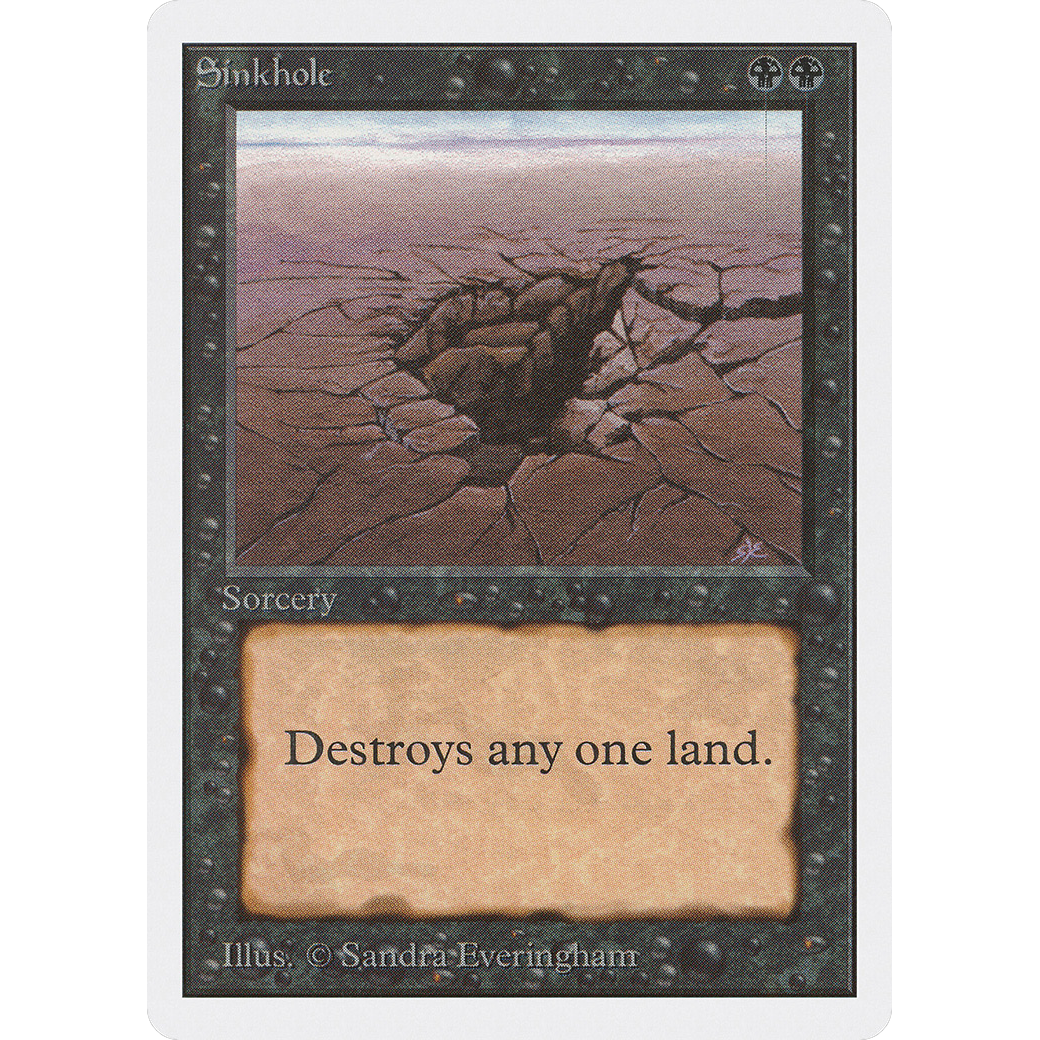 MTG Singles - Sinkhole - Unlimited - NM