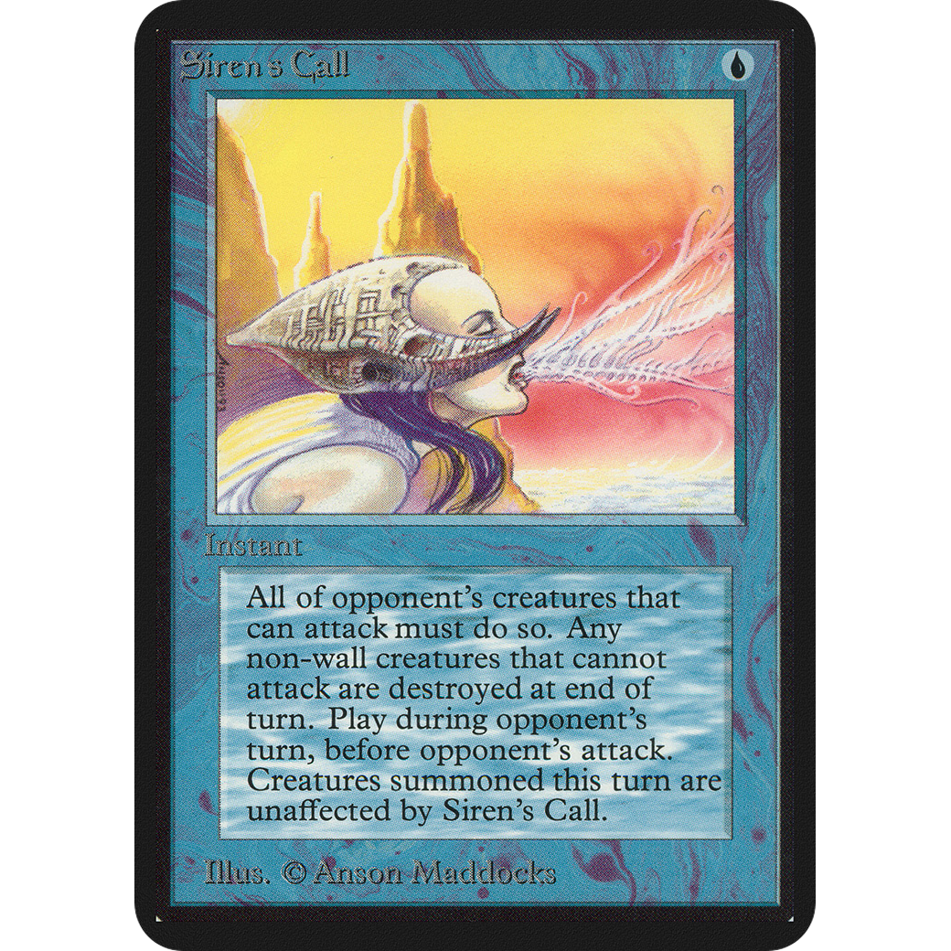 MTG Singles - Siren's Call - Alpha - NM