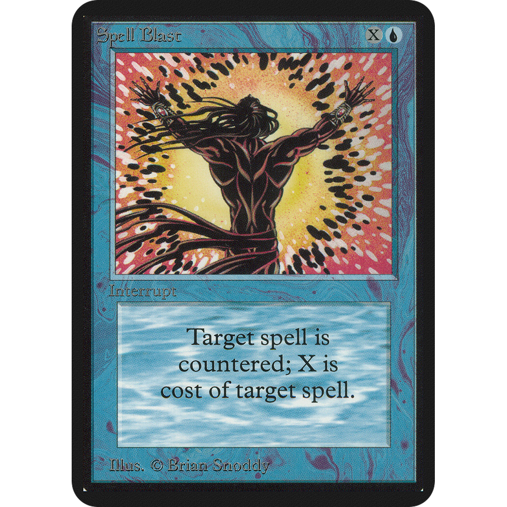 MTG Singles - Spell Blast - Alpha - NM