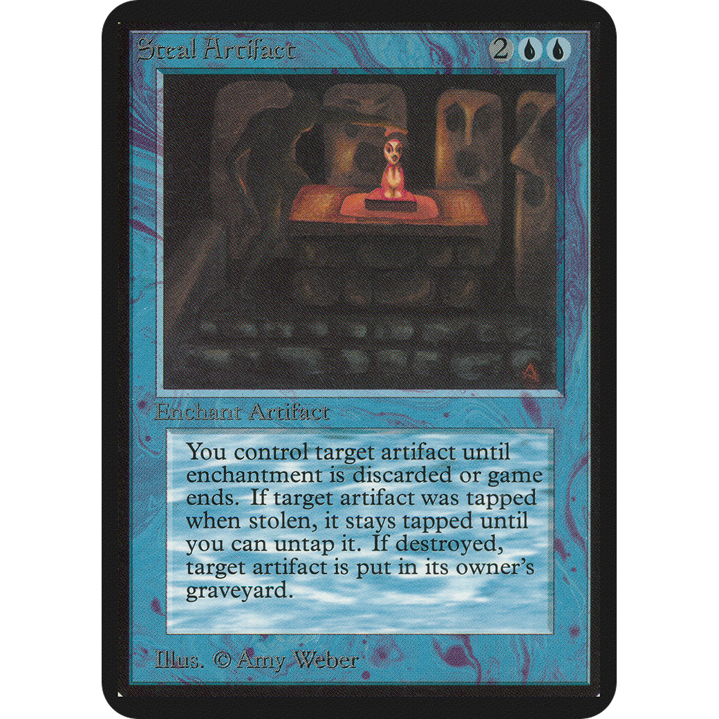 MTG Singles - Steal Artifact - Alpha - NM