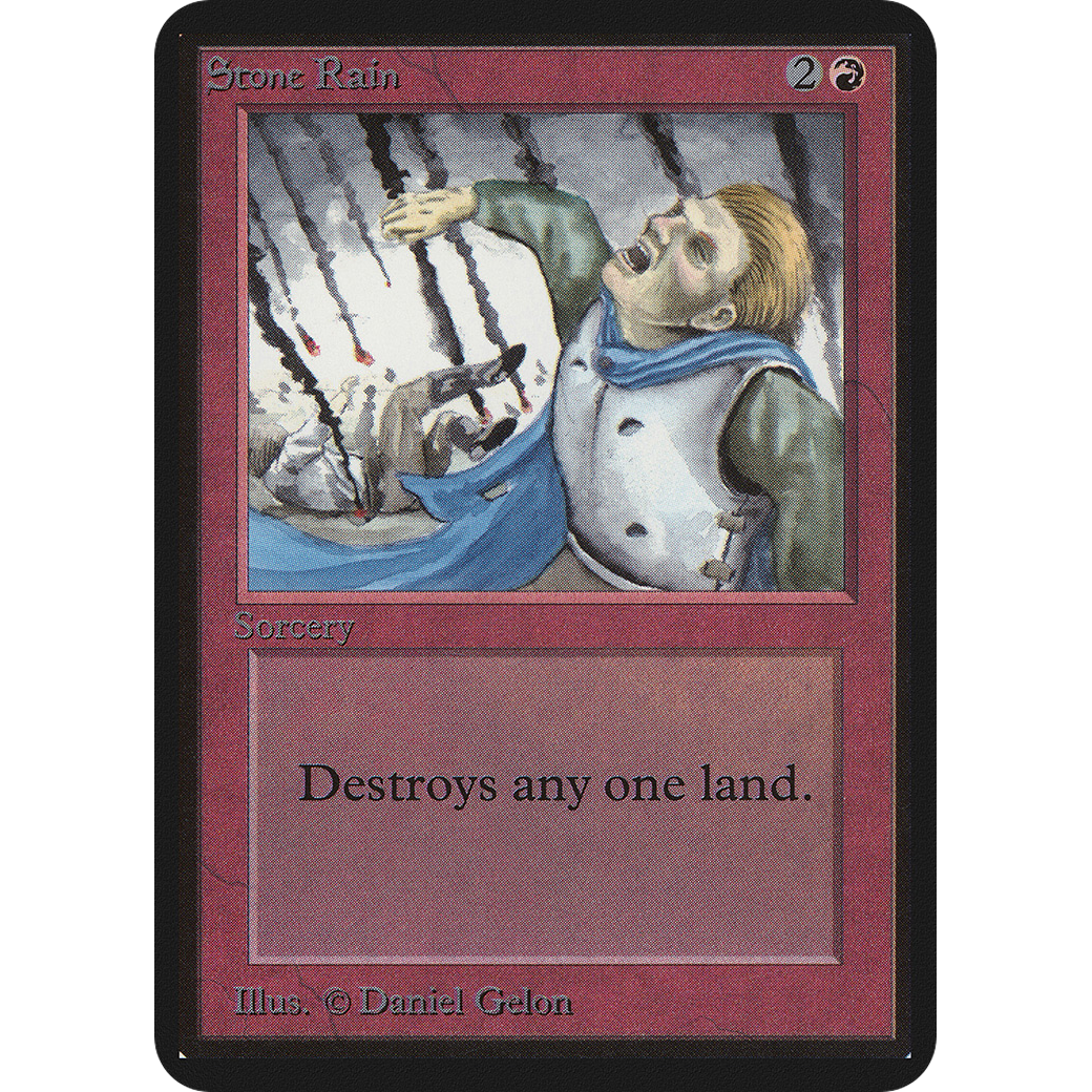 MTG Singles - Stone Rain - Alpha - NM