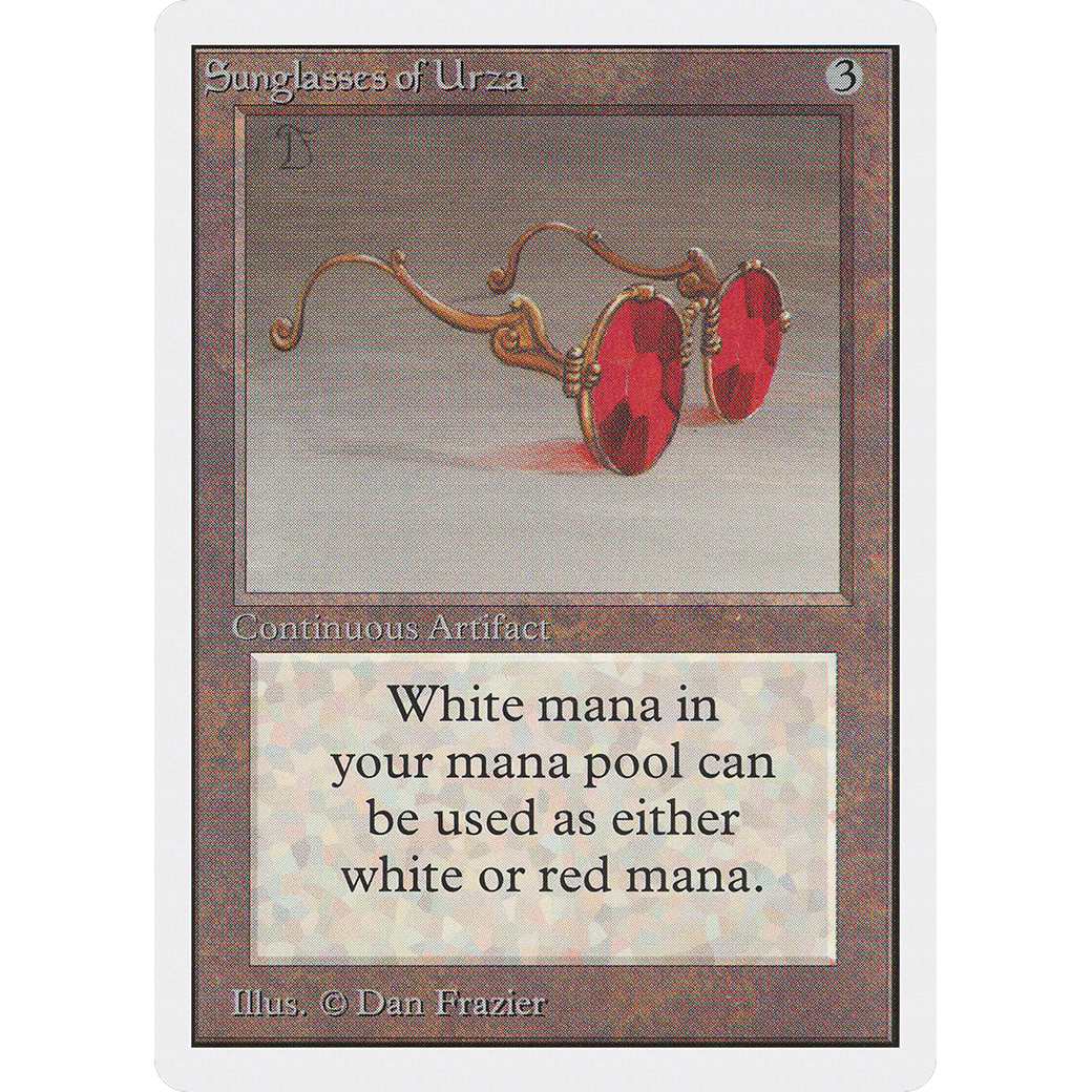 MTG Singles - Sunglasses of Urza - Unlimited - NM