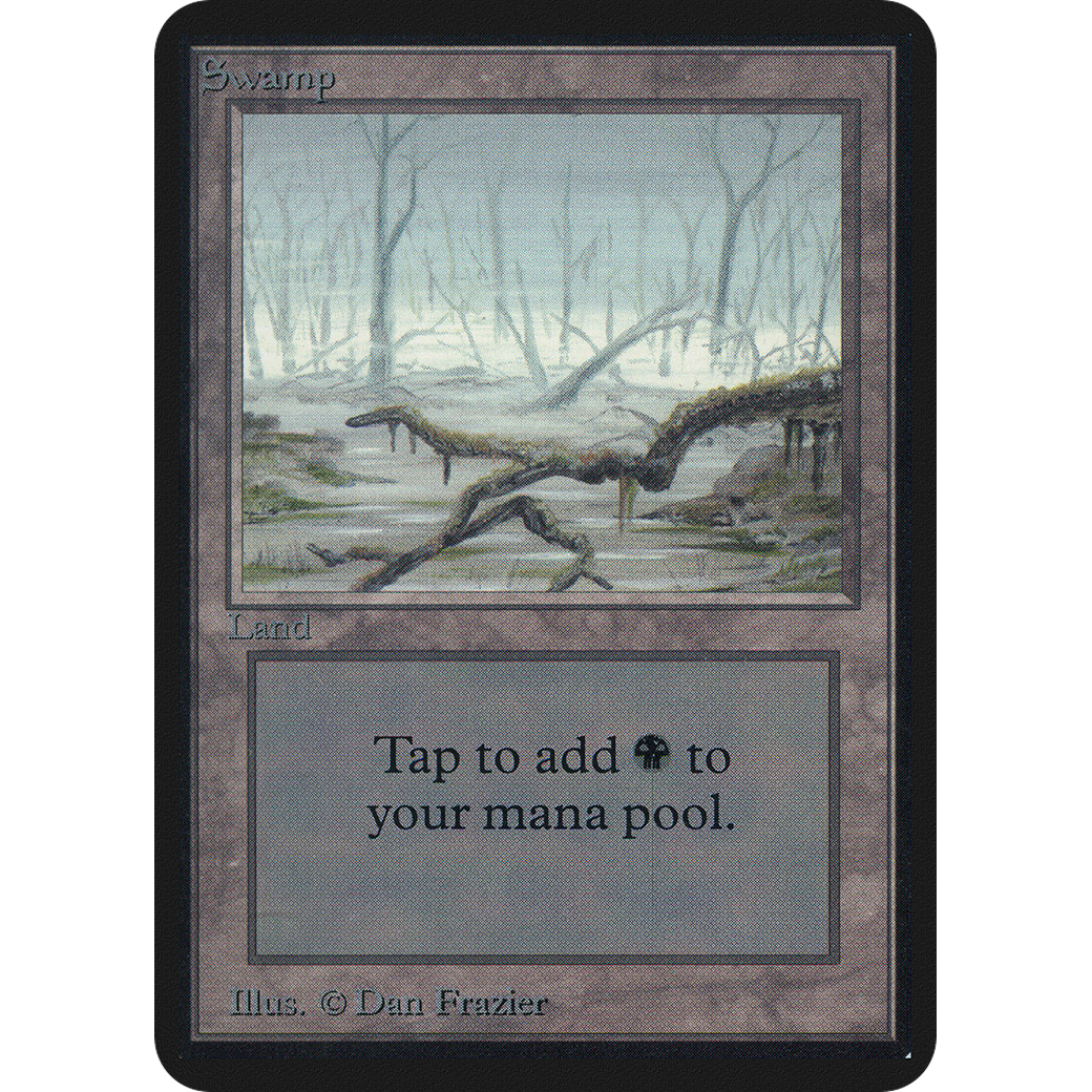 MTG Singles - Swamp (V.1) - Alpha - NM