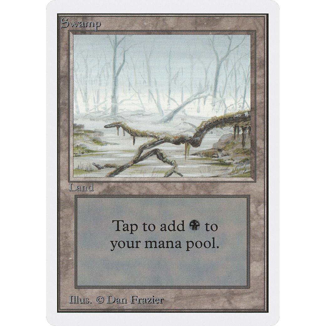 MTG Singles - Swamp (V.1) - Unlimited - NM