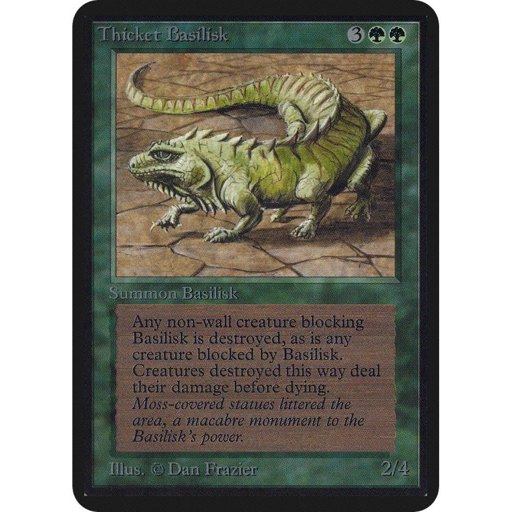 MTG Singles - Thicket Basilisk - Alpha - NM