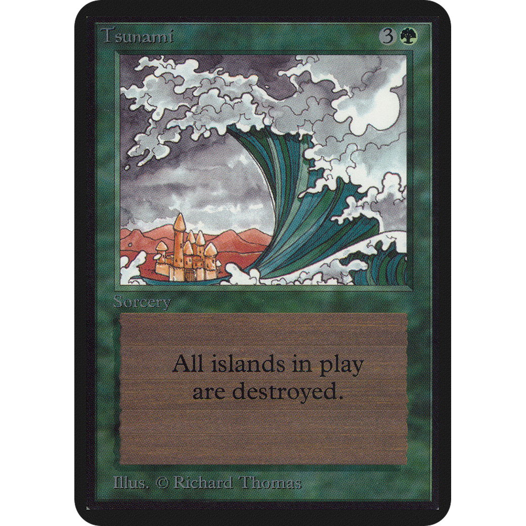 MTG Singles - Tsunami - Alpha - NM