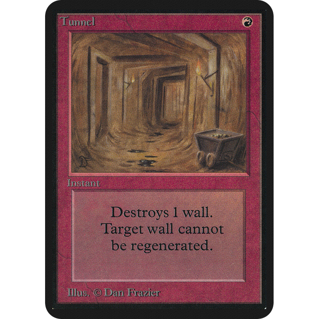 Magic the Gathering Tunnel - Alpha NM