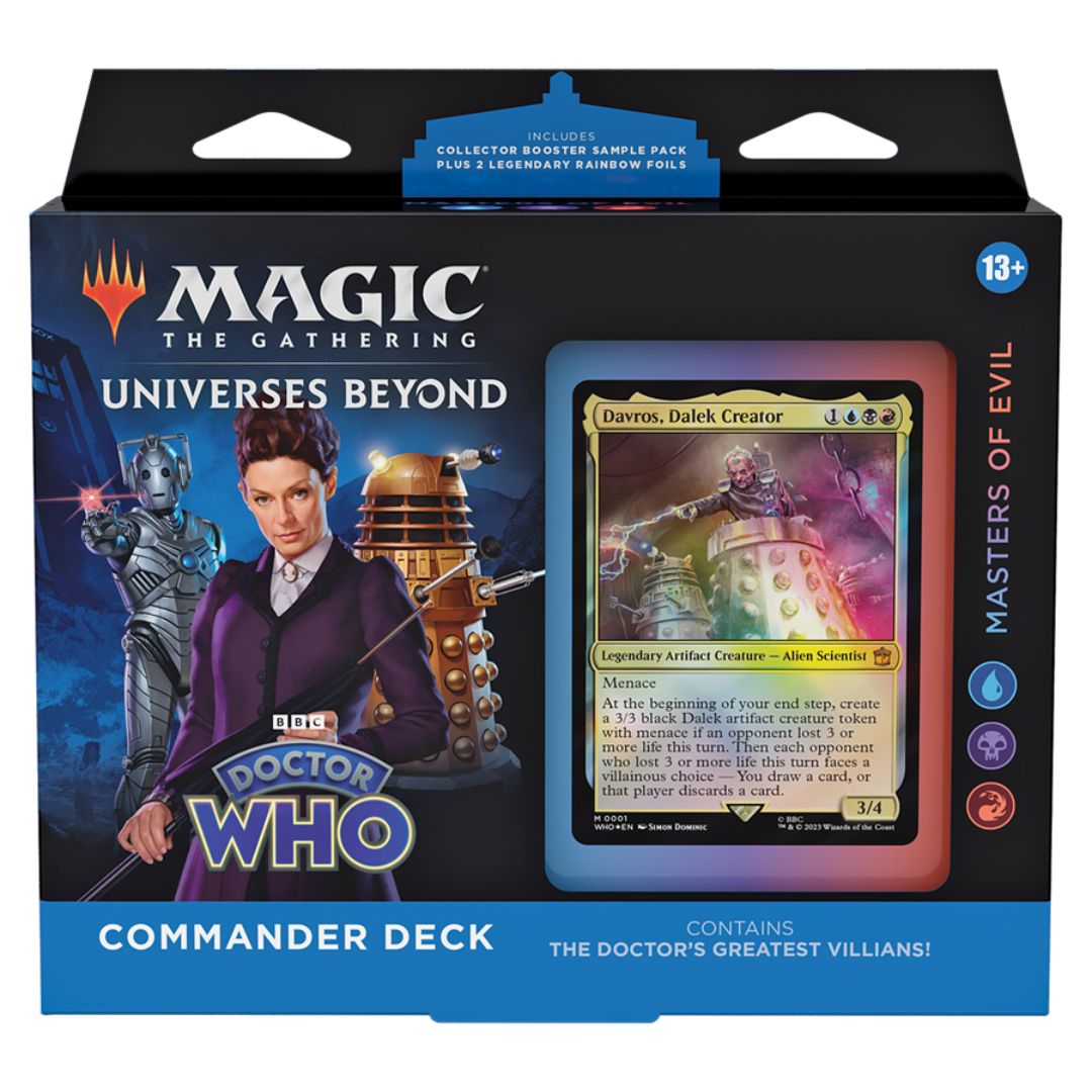 Universes Beyond: Doctor Who Commander Deck Masters of Evil Universes Beyond: Doctor Who Commander Deck Masters of Evil