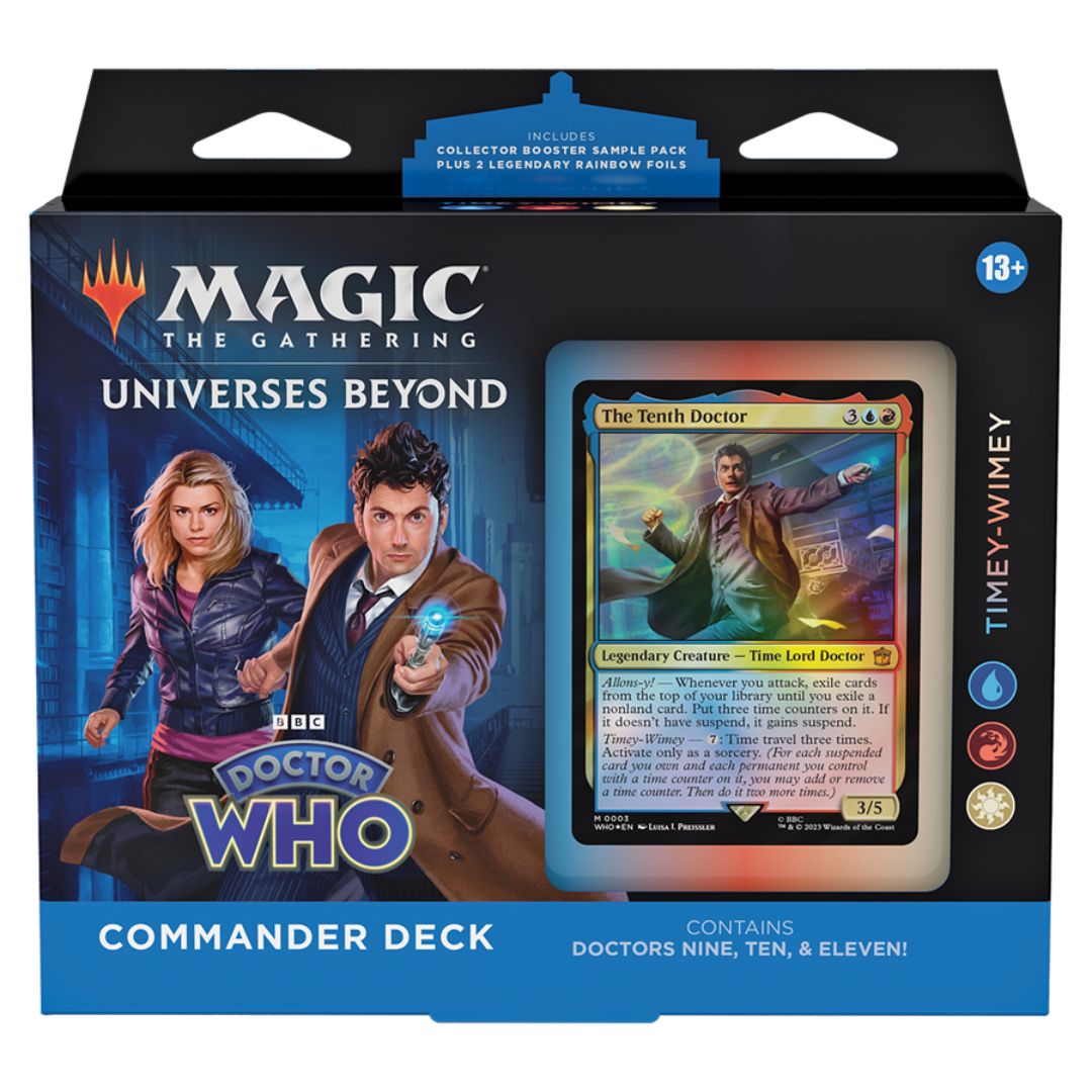 Universes Beyond: Doctor Who Commander Deck Timey Wimey Universes Beyond: Doctor Who Commander Deck Timey Wimey
