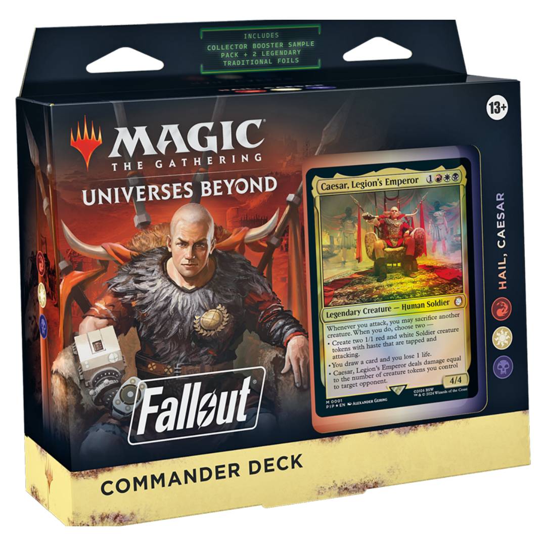 MTG Sealed Product - Universes Beyond: Fallout Commander Deck Hail Caesar -