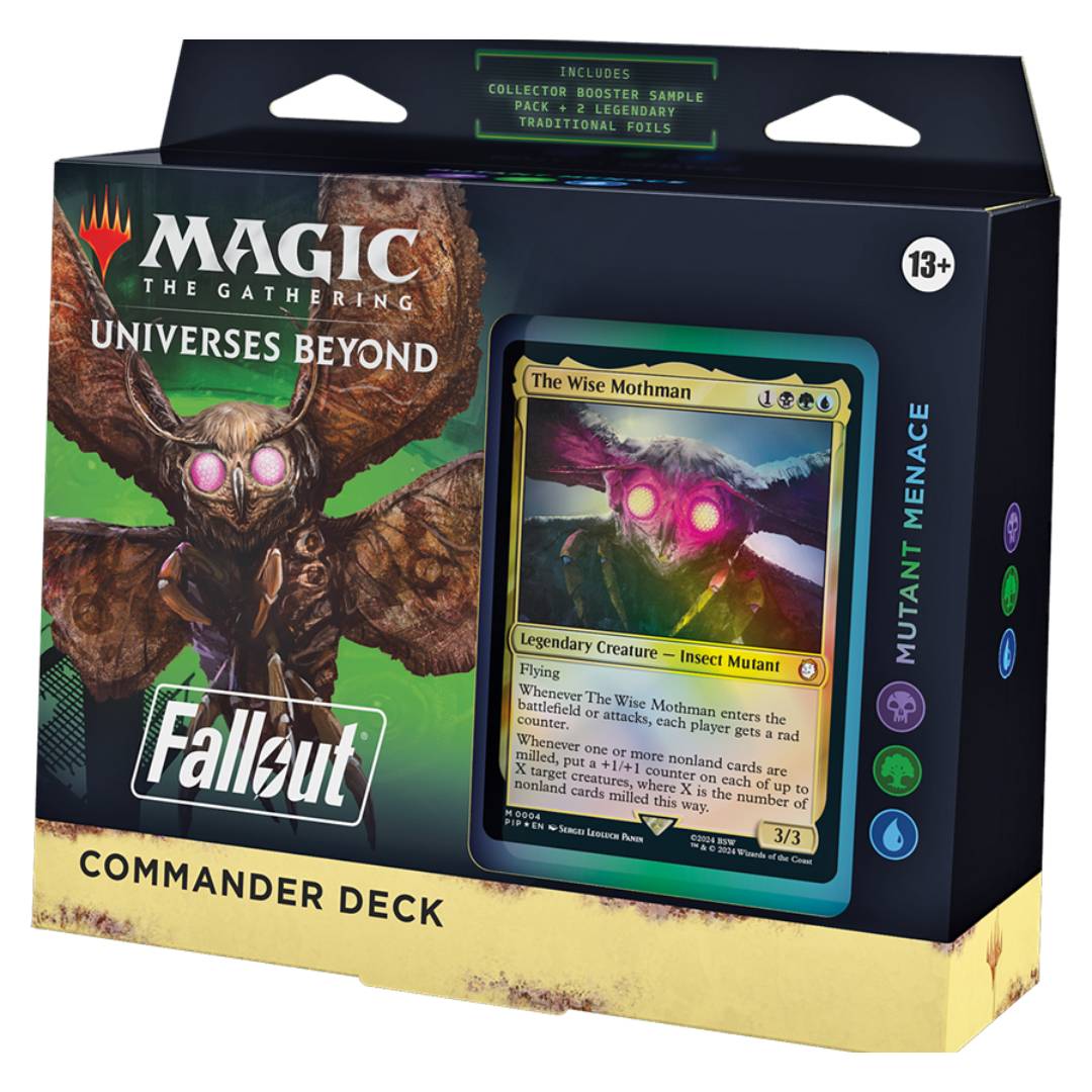 MTG Sealed Product - Universes Beyond: Fallout Commander Deck Mutant Menace -