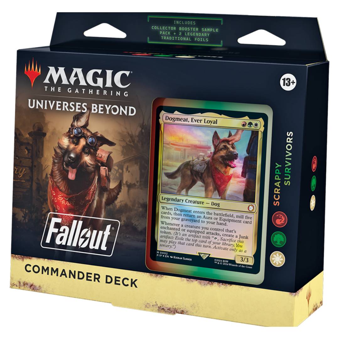 MTG Sealed Product - Universes Beyond: Fallout Commander Deck Scrappy Survivors -