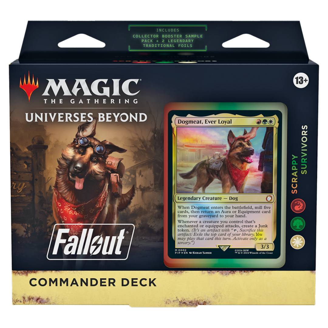 MTG Sealed Product - Universes Beyond: Fallout Commander Deck Scrappy Survivors - English