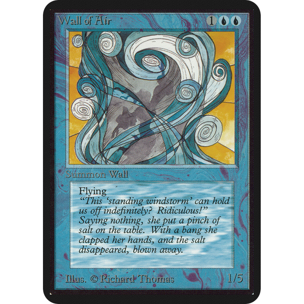 MTG Singles - Wall of Air - Alpha - NM