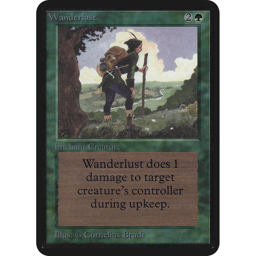 Magic the Gathering Wanderlust - Alpha NM
