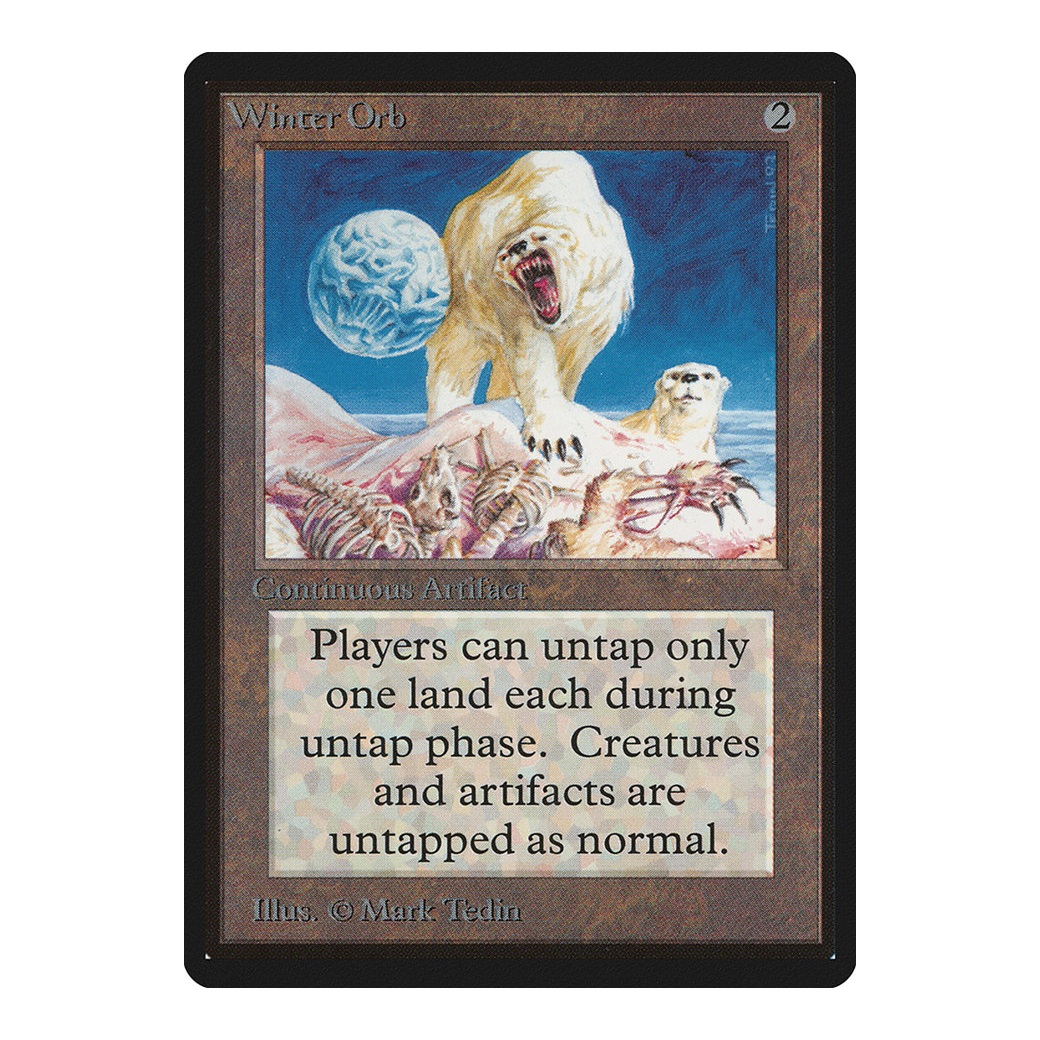 Winter Orb - Foreign Black Bordered - German