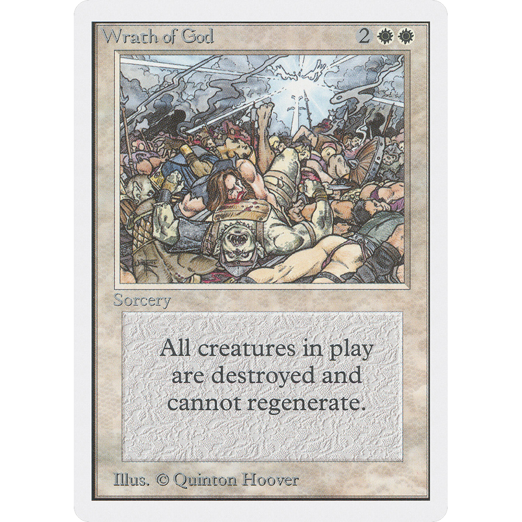 MTG Singles - Wrath of God - Unlimited - NM