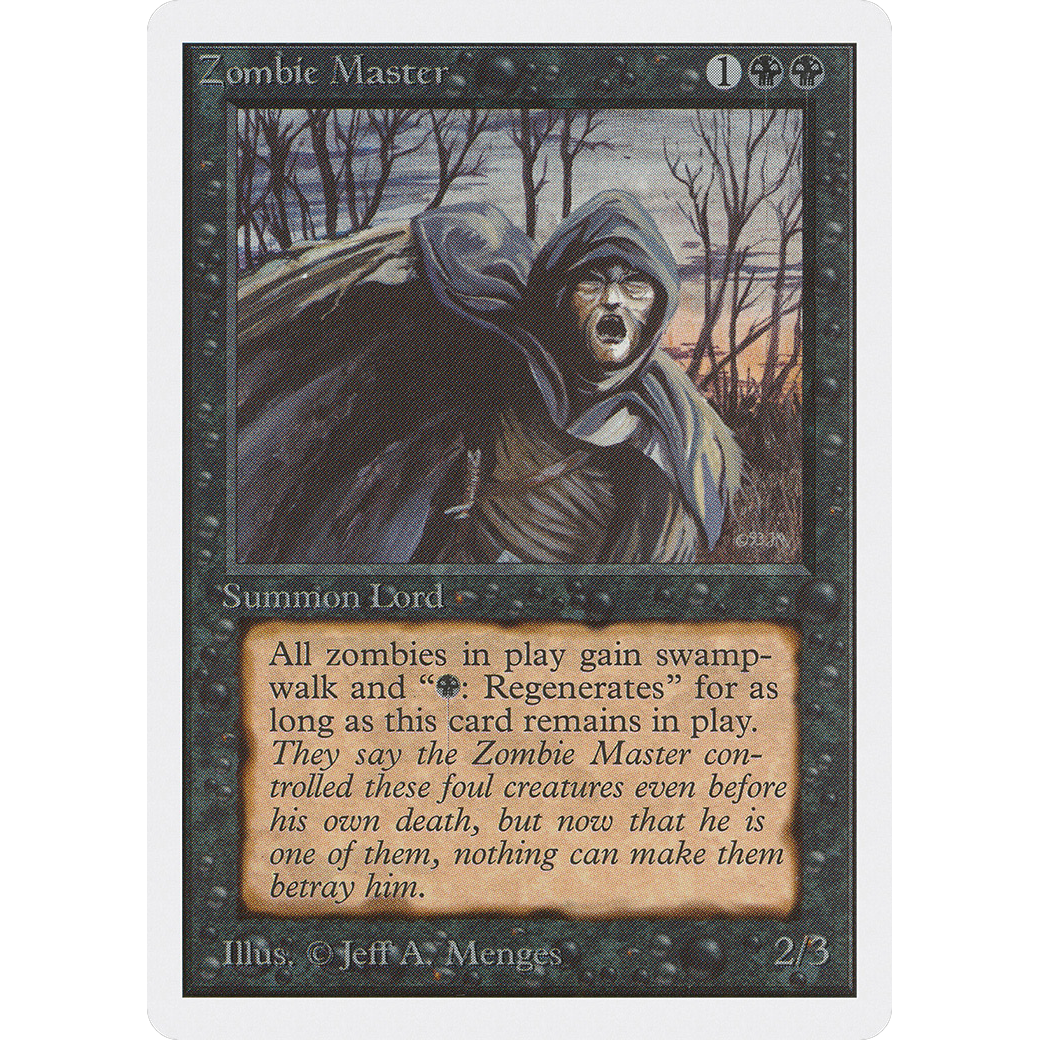 MTG Singles - Zombie Master - Unlimited - NM