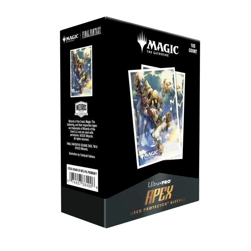 Gaming Supplies - Ultra Pro APEX Deck Protector Sleeves (105ct) - Final Fantasy - Vivi, Stray Black Mage