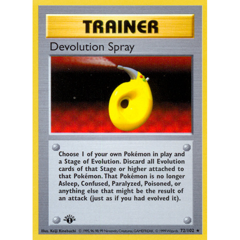 PTCG Singles - Devolution Spray (BS 72) - Base Set -