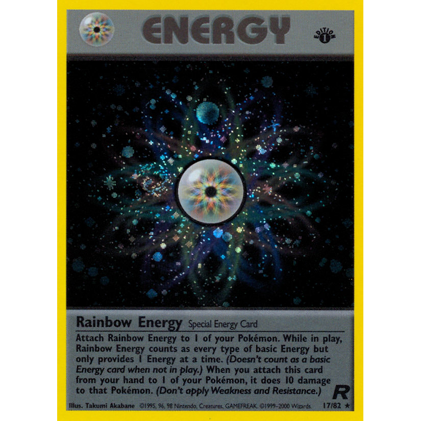 PTCG Singles - Rainbow Energy (TR 17) - Team Rocket -