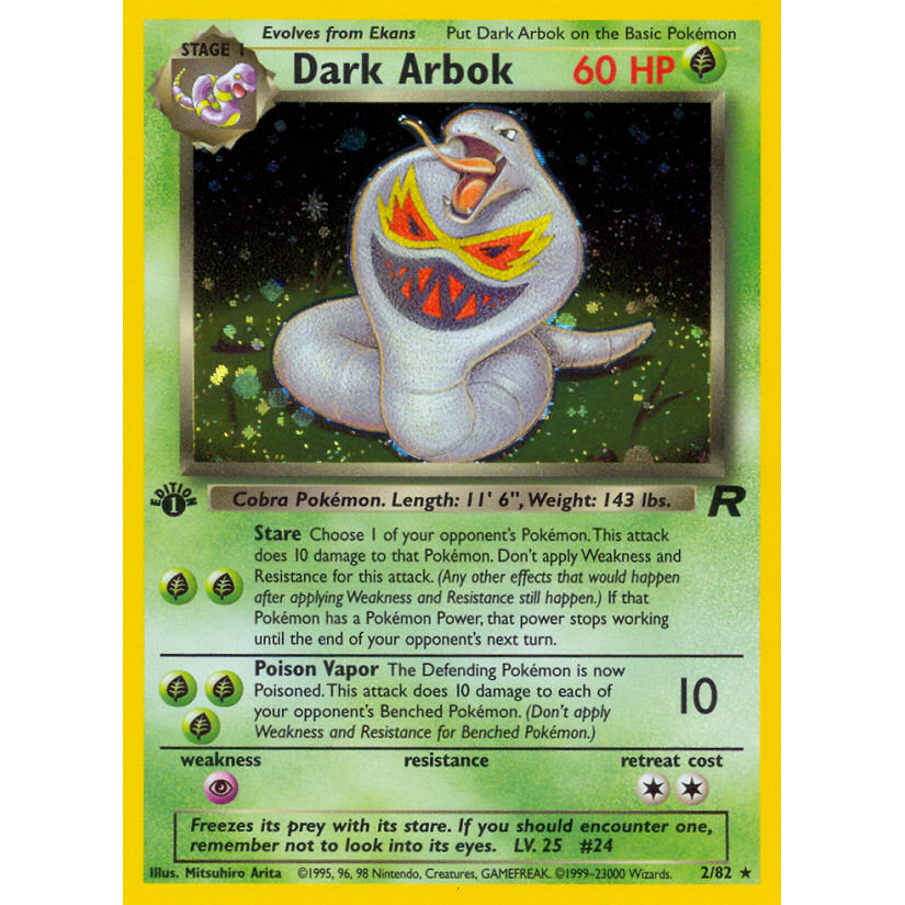PTCG Singles - Dark Arbok (TR 2) - Team Rocket -