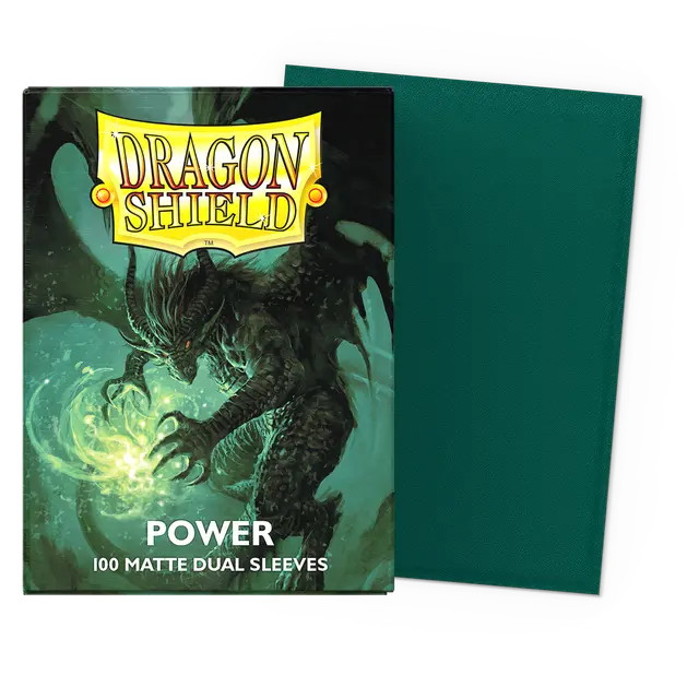 Gaming Supplies - Dragon Shield Matte Dual Sleeves - Power