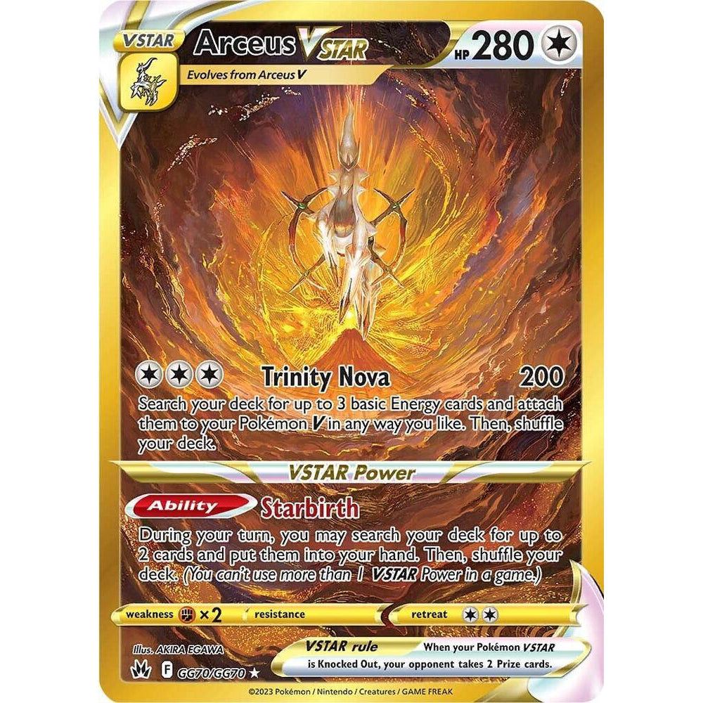 PTCG Singles - Arceus VSTAR (CRZ GG70) - Crown Zenith -