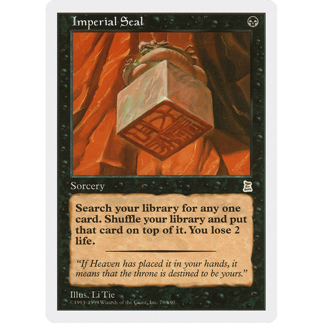 MTG Singles - Imperial Seal - Portal Three Kingdoms -