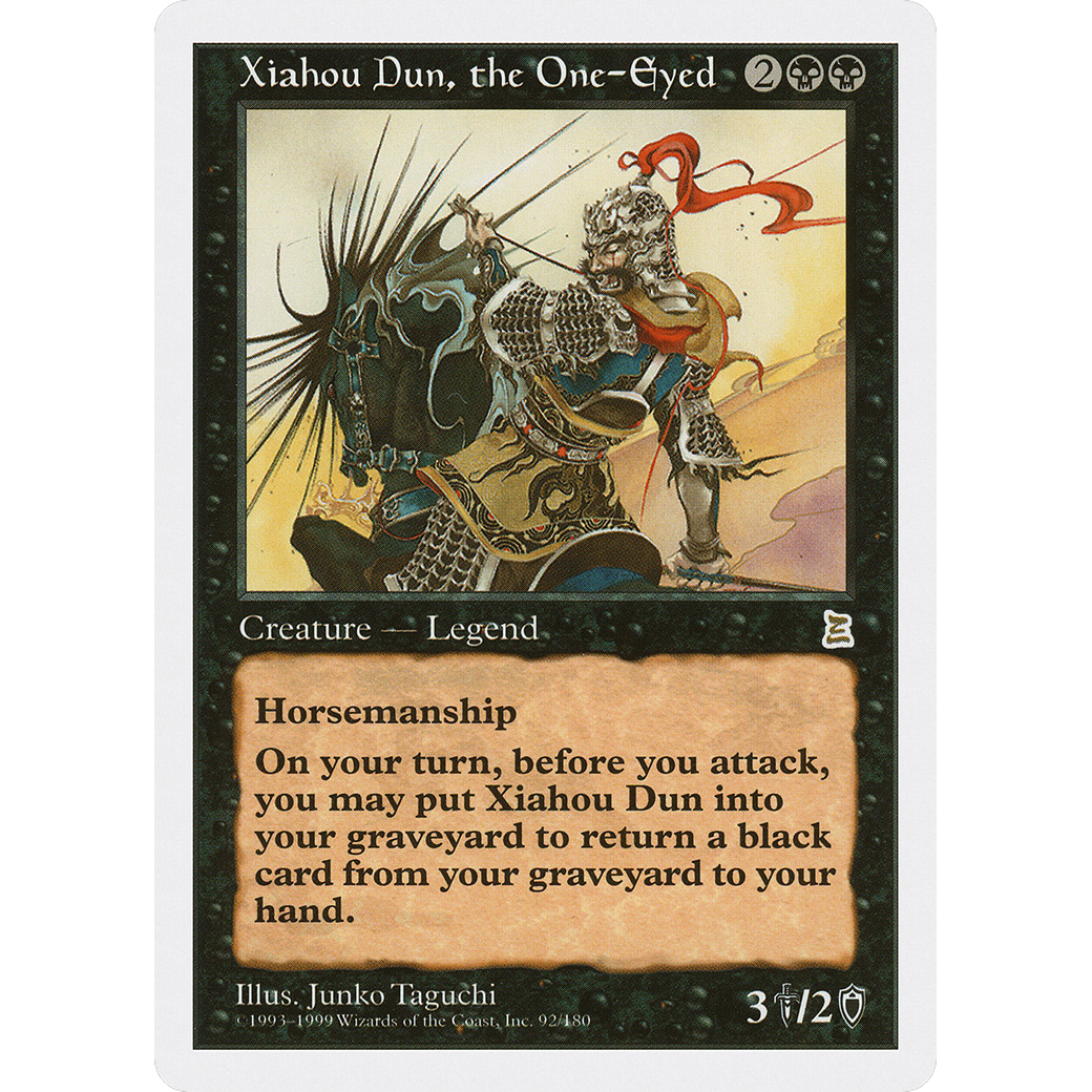 MTG Singles - Xiahou Dun, the One-Eyed - Portal Three Kingdoms -