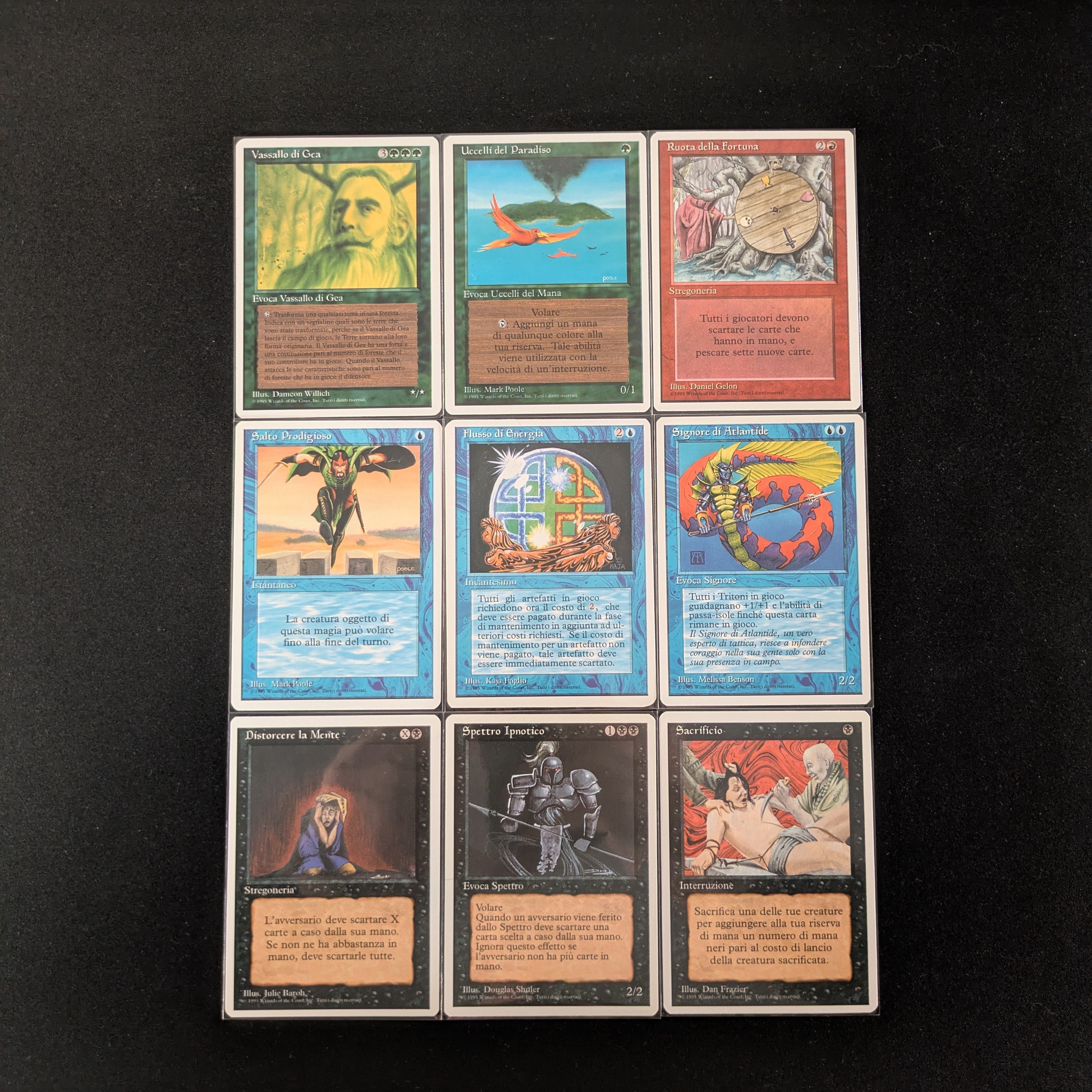 MTG Singles - Full Set - Foreign White Bordered - NM-EX, NO DUALS -