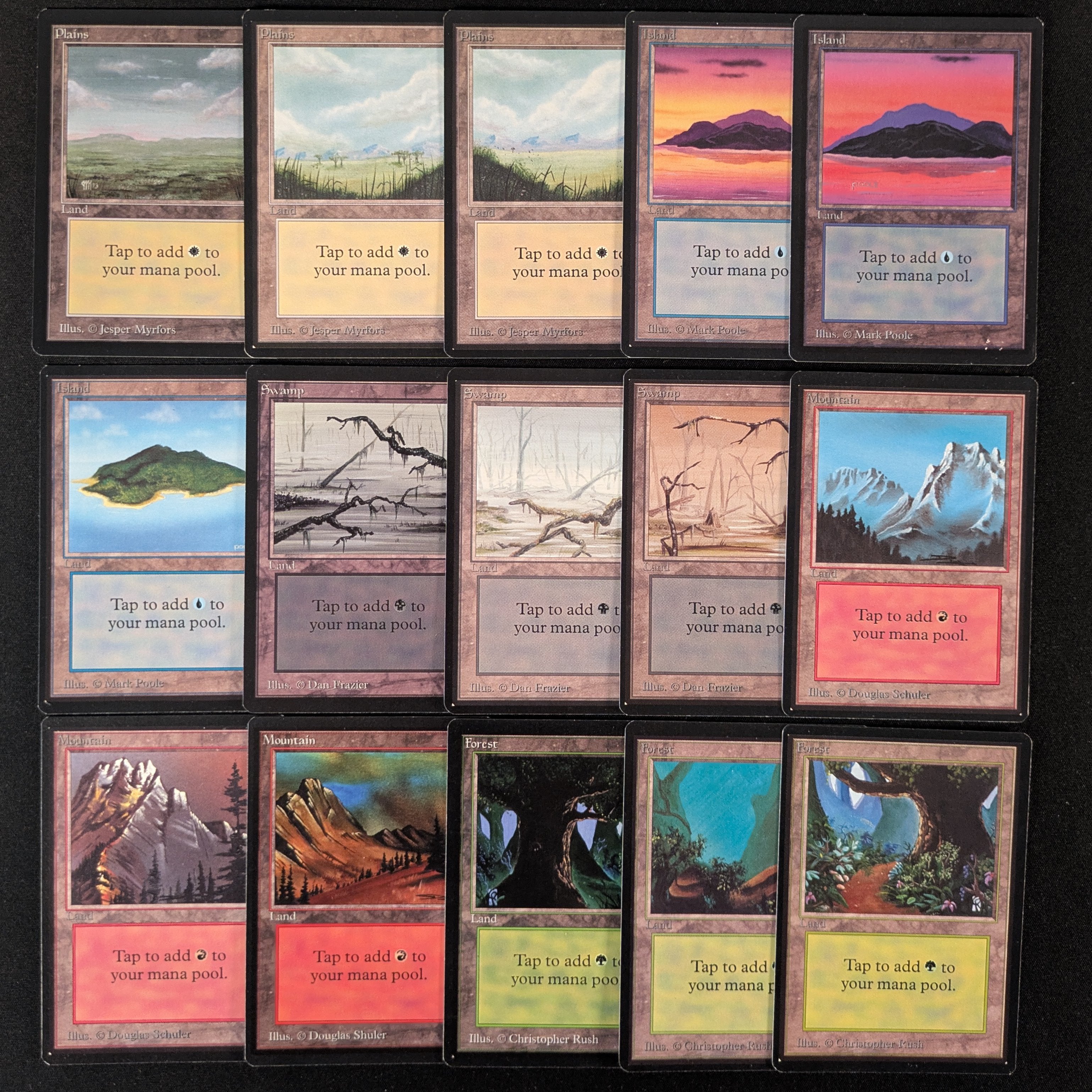 MTG Singles - Basic Land Set - Beta - NM -