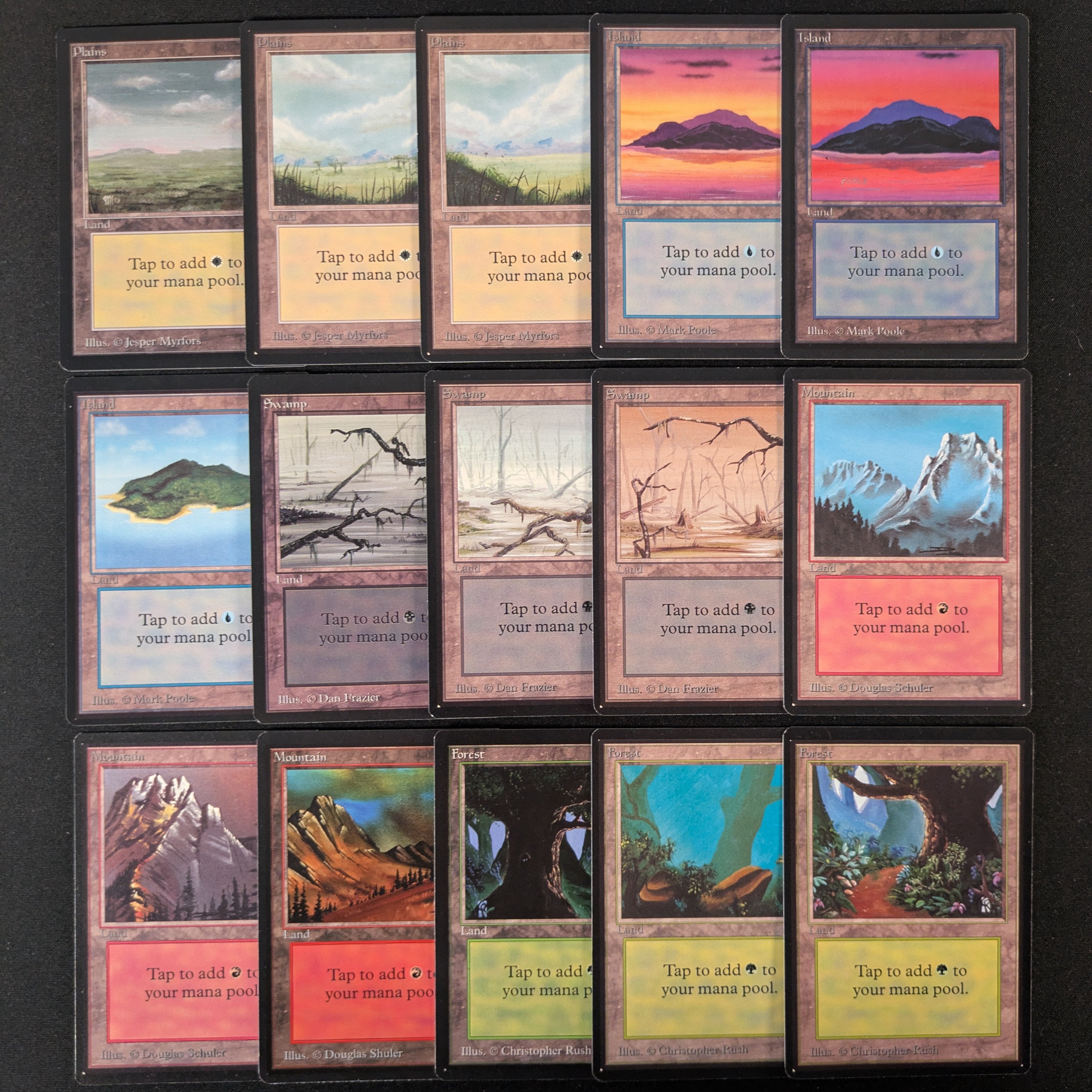 MTG Singles - Basic Land Set - Beta - NM -