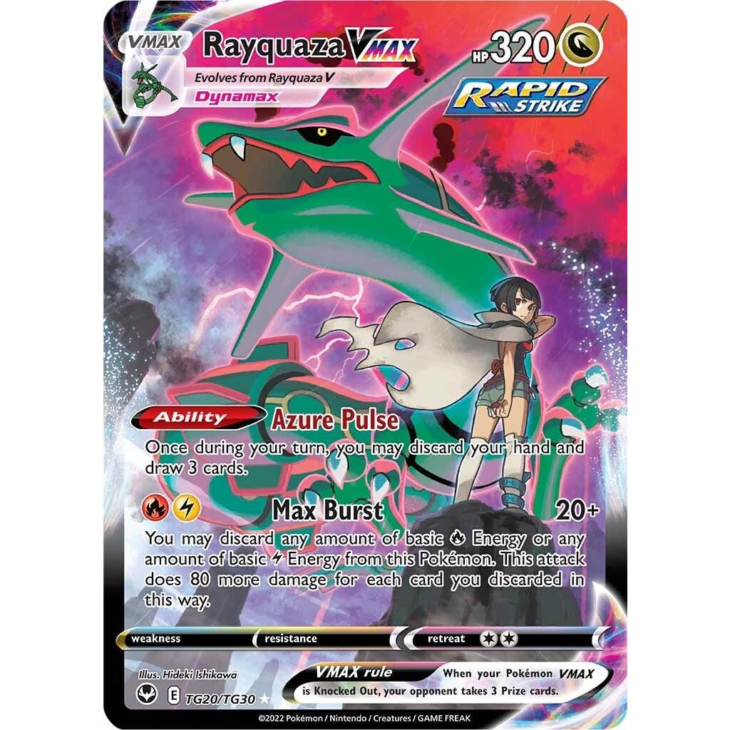 PTCG Singles - Rayquaza Vmax (SIT TG20) - Silver Tempest -