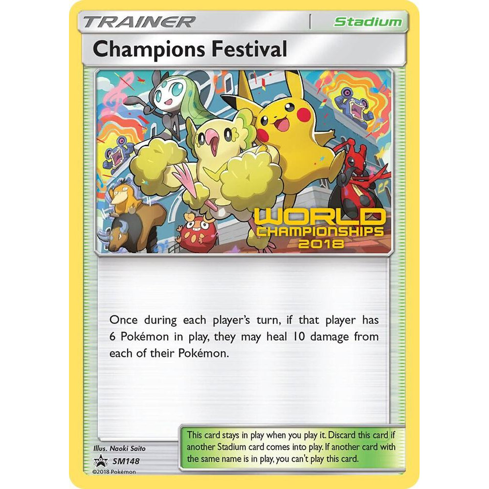 PTCG Singles - Champions Festival (SM 148) - SM Black Star Promos -