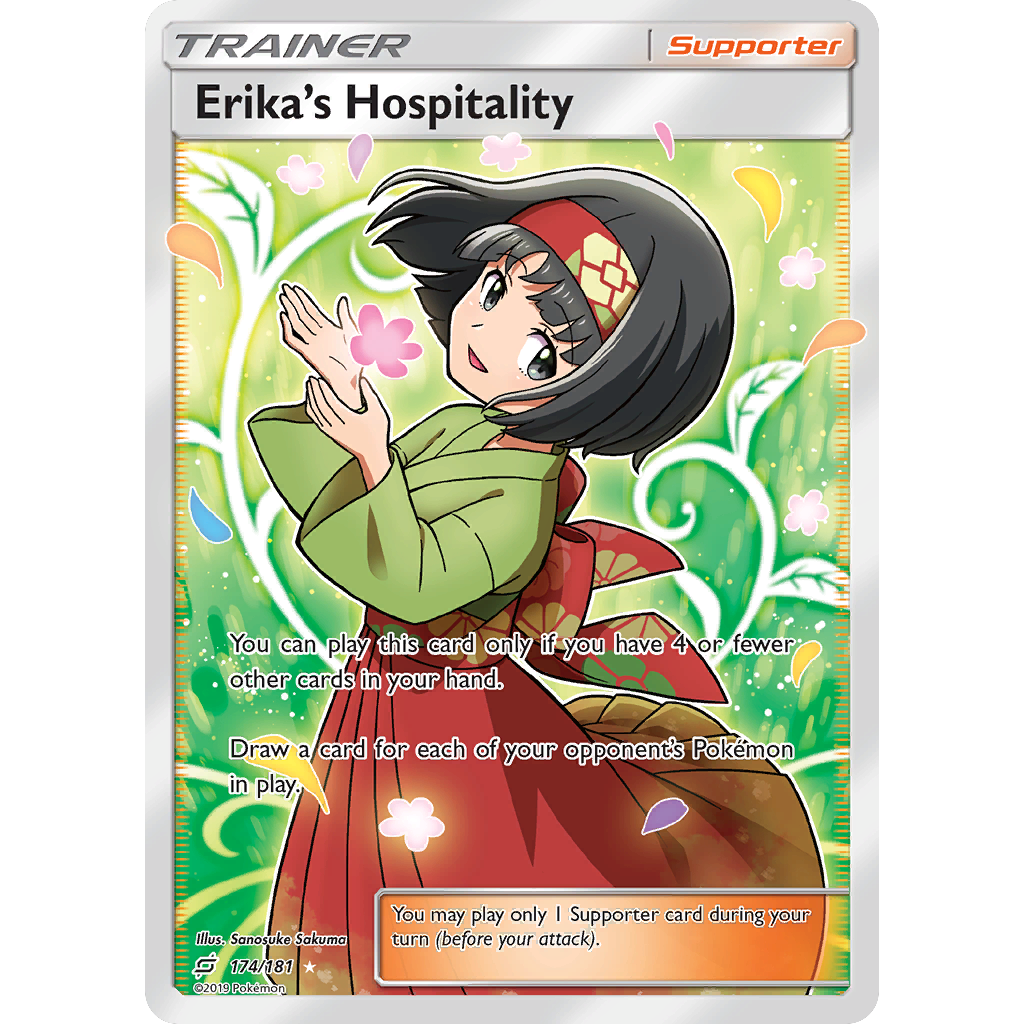 PTCG Singles - Erika's Hospitality (TEU 174) - Team Up -
