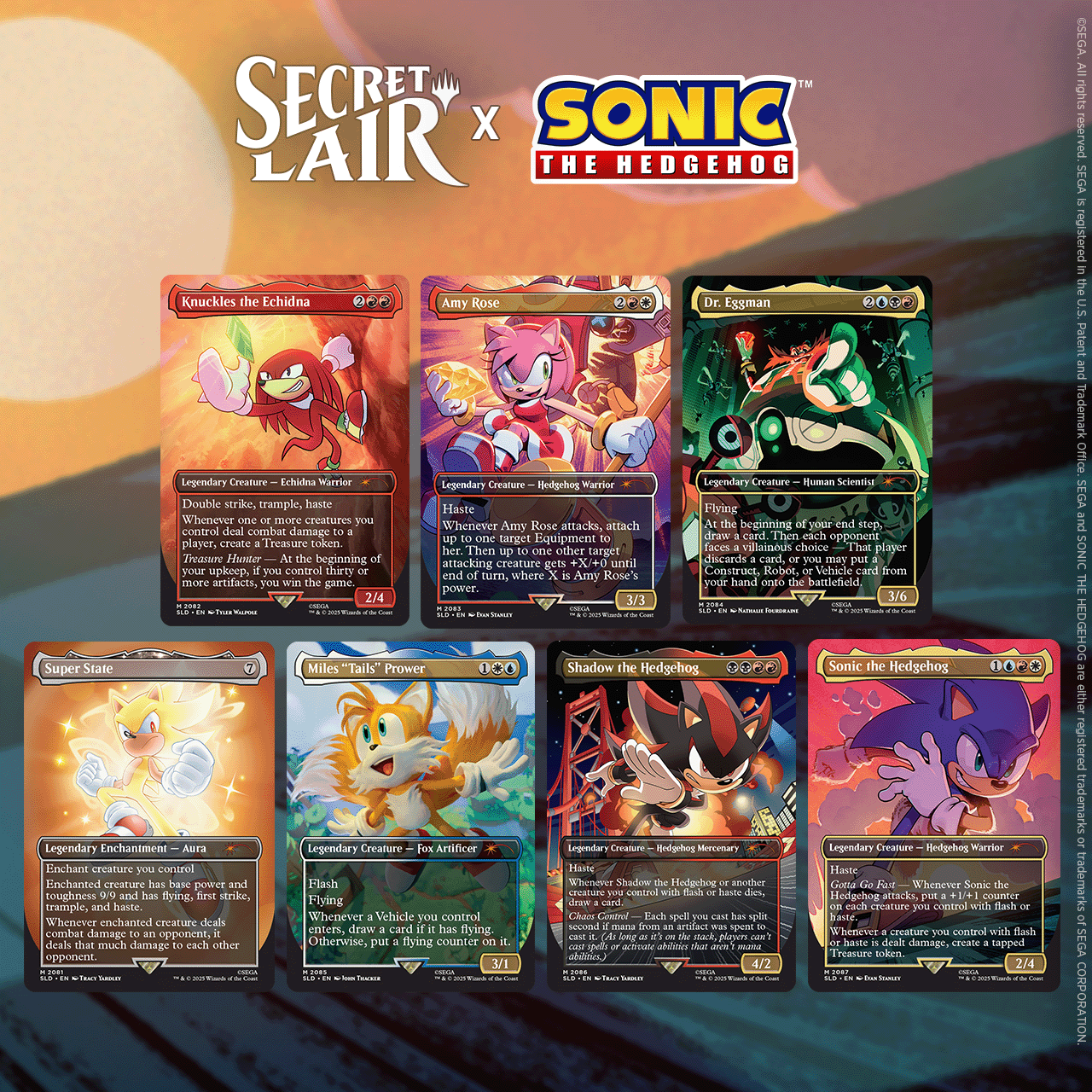 Secret Lair x Sonic: Friends & Foes Secret Lair Secret Lair x Sonic: Friends & Foes Secret Lair