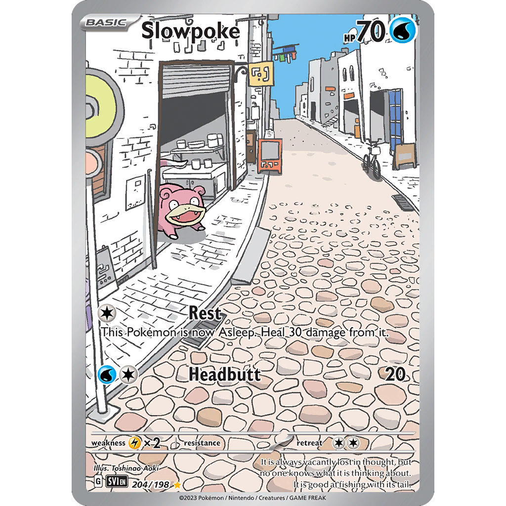 PTCG Singles - Slowpoke (SVI 204) - Scarlet & Violet -