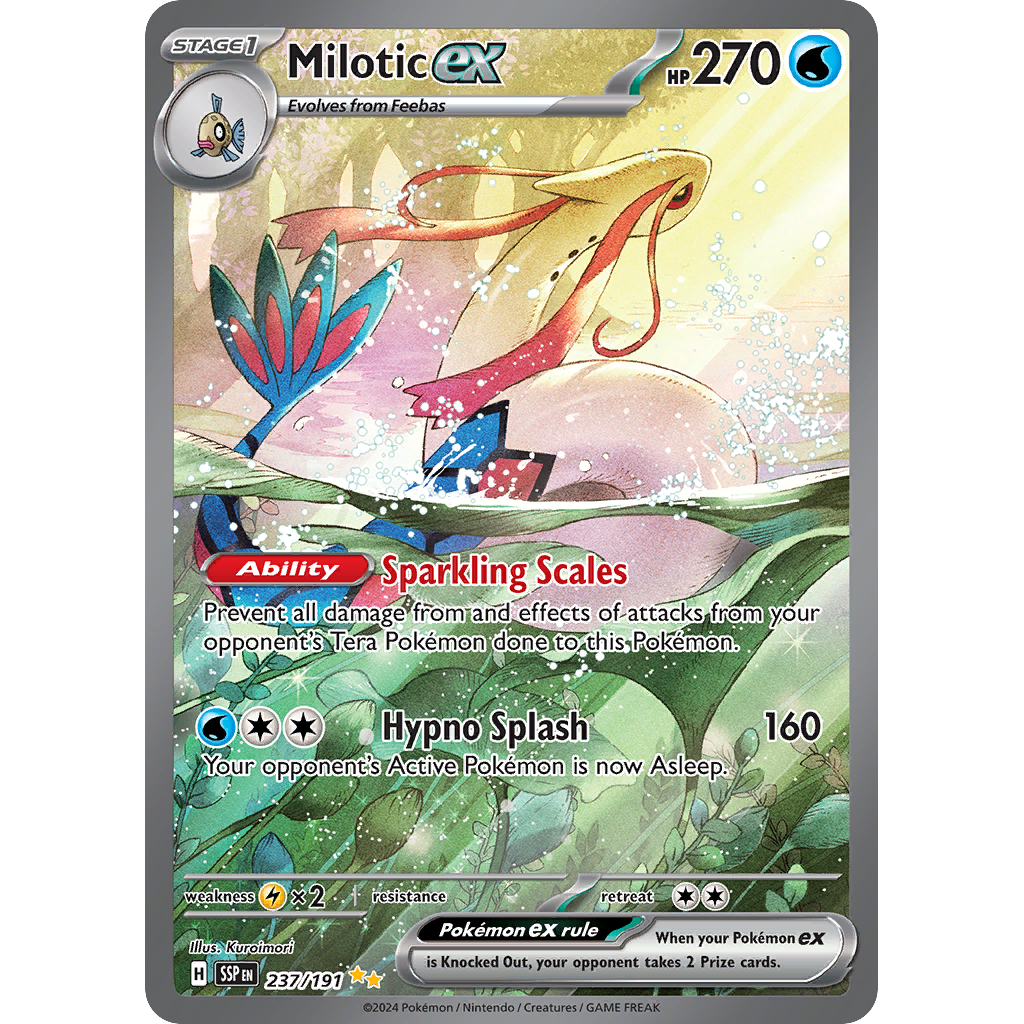 PTCG Singles - Milotic ex (SSP 237) - Surging Sparks -