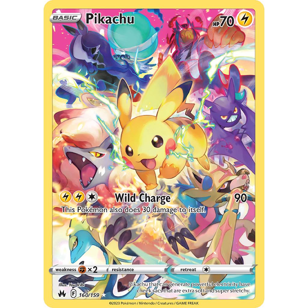 PTCG Singles - Pikachu (CRZ 160) - Crown Zenith -
