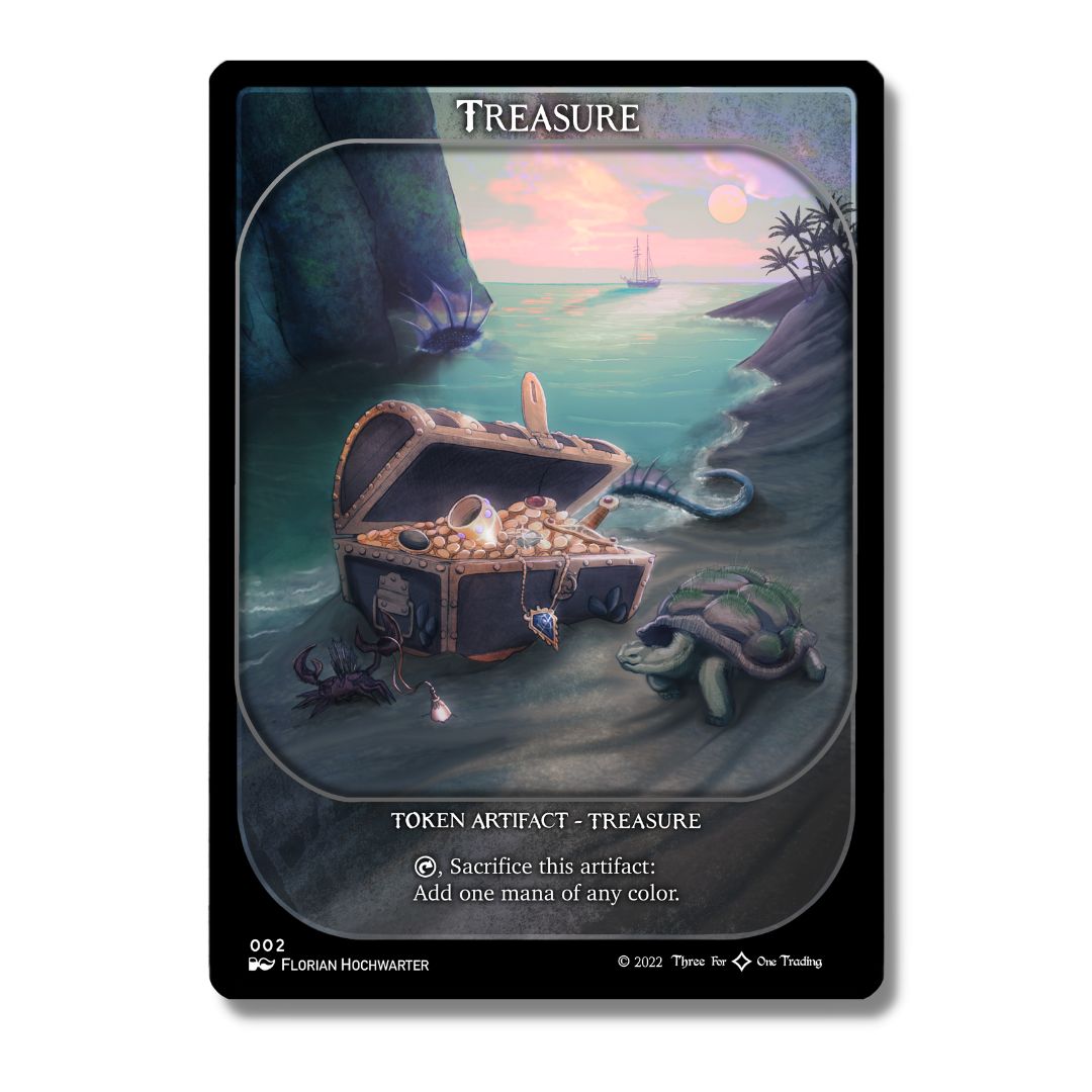 MTG Singles - 341 Token - Various Artworks - Treasure (Pack of 3 Token Cards)