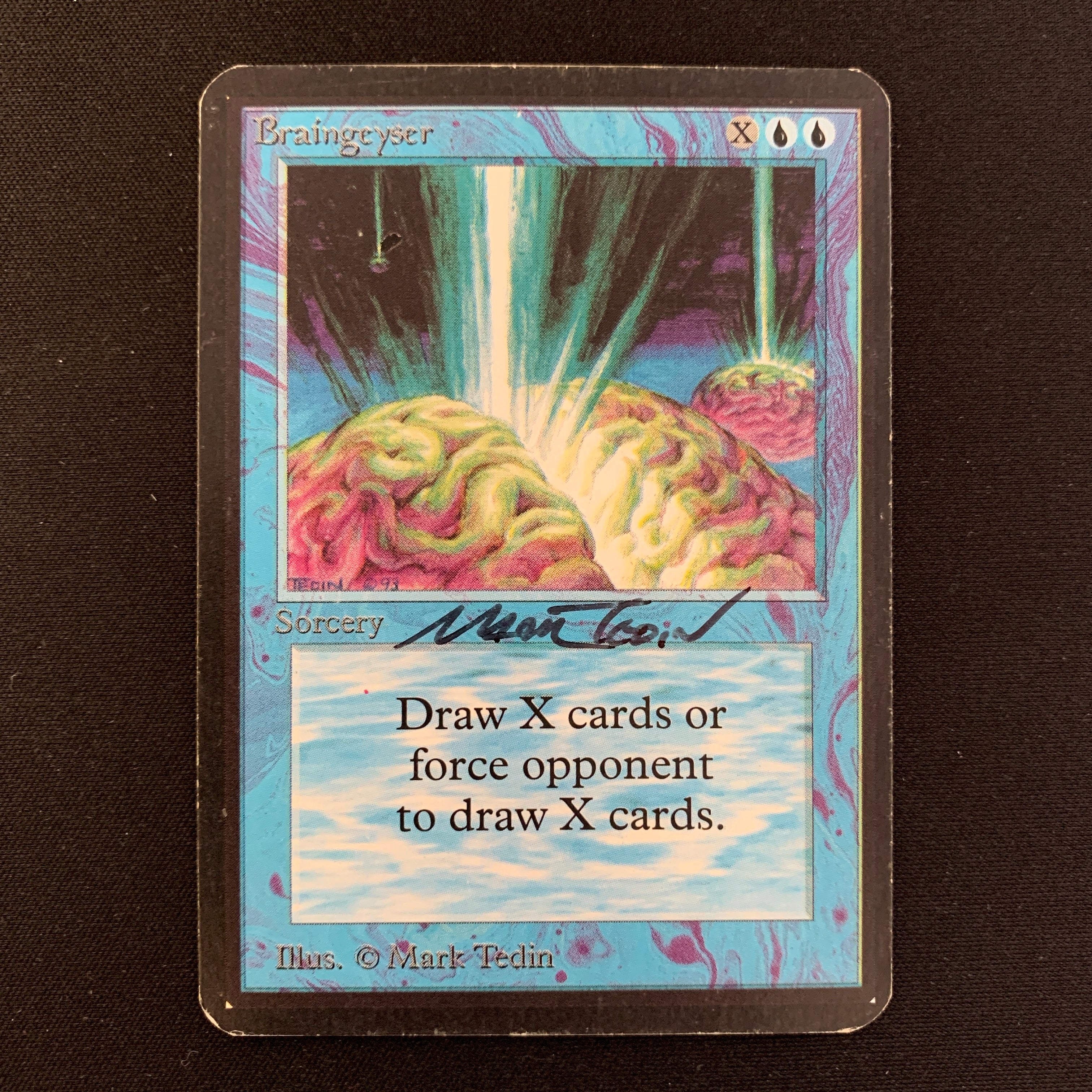 MTG Singles - Braingeyser - Alpha -